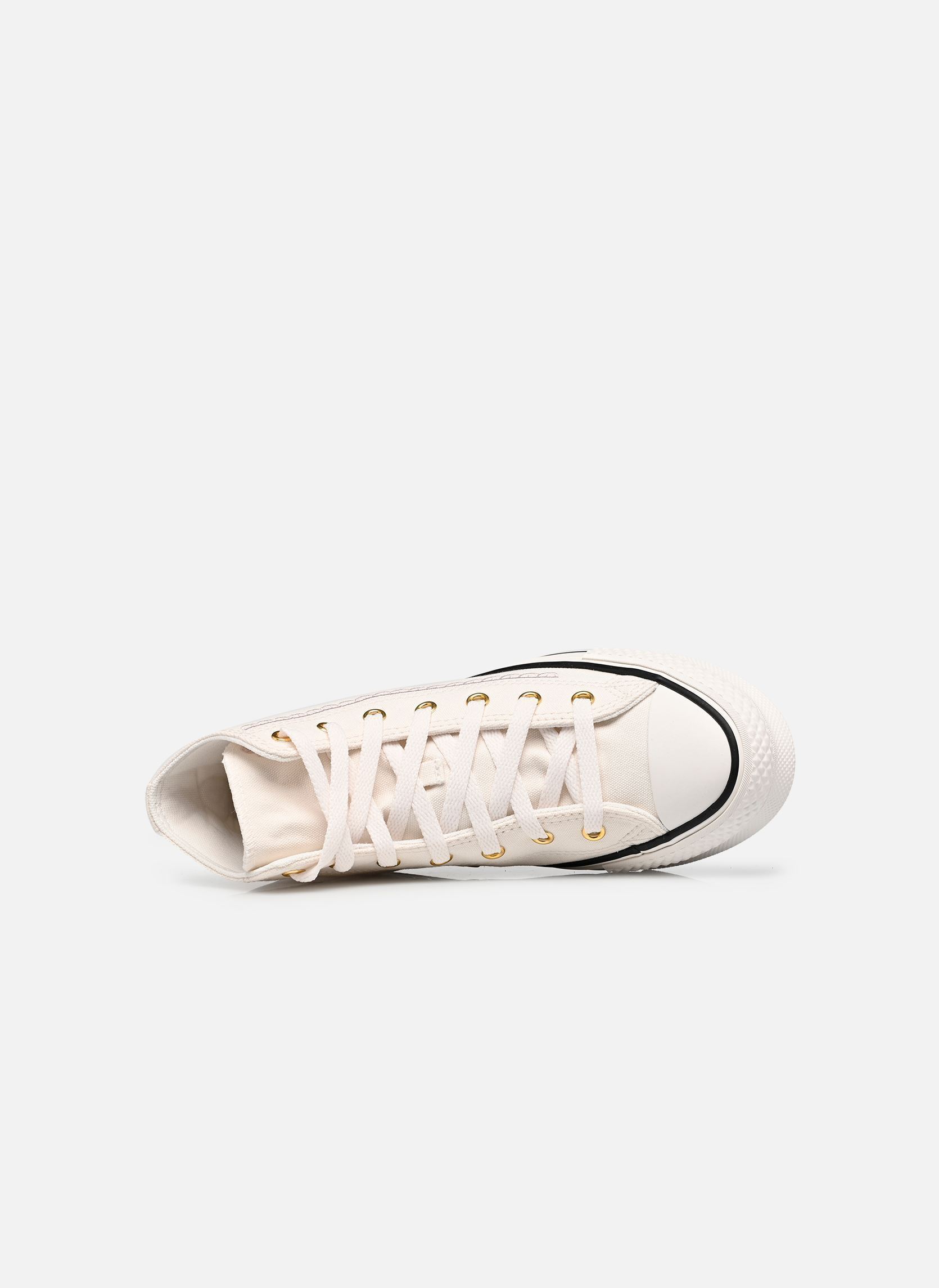 Knöchelhohe Sneaker Chuck Taylor All Star Eva Lift Hi J mädchen weiß Converse Knöchelhohe Sneaker Chuck Taylor All Star Eva Lift Hi J mädchen weiß VINTAGE WHITE