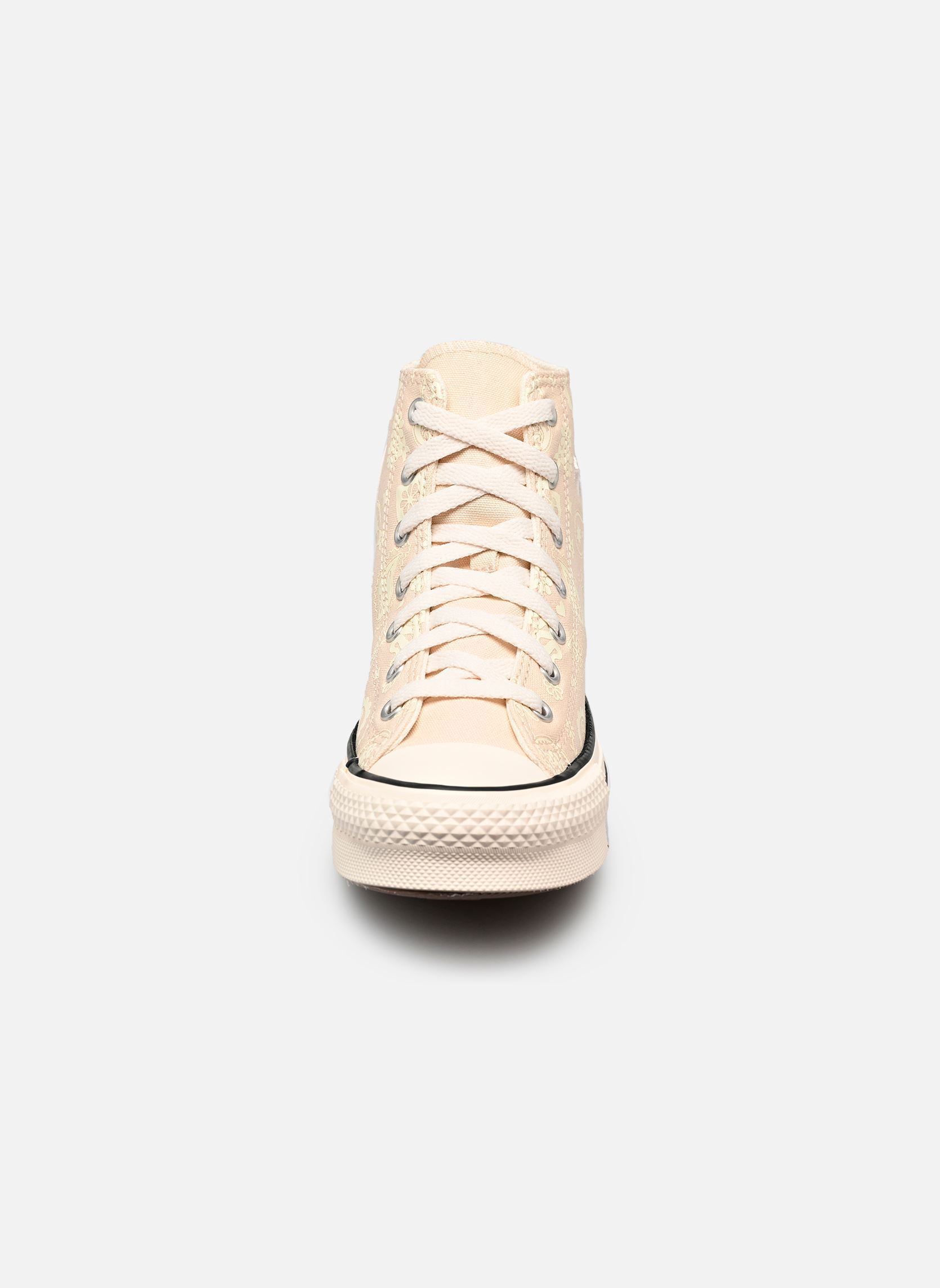 Knöchelhohe Sneaker Chuck Taylor All Star Eva Lift Hi J mädchen beige Converse Knöchelhohe Sneaker Chuck Taylor All Star Eva Lift Hi J mädchen beige NATURAL IVORY/EGRET