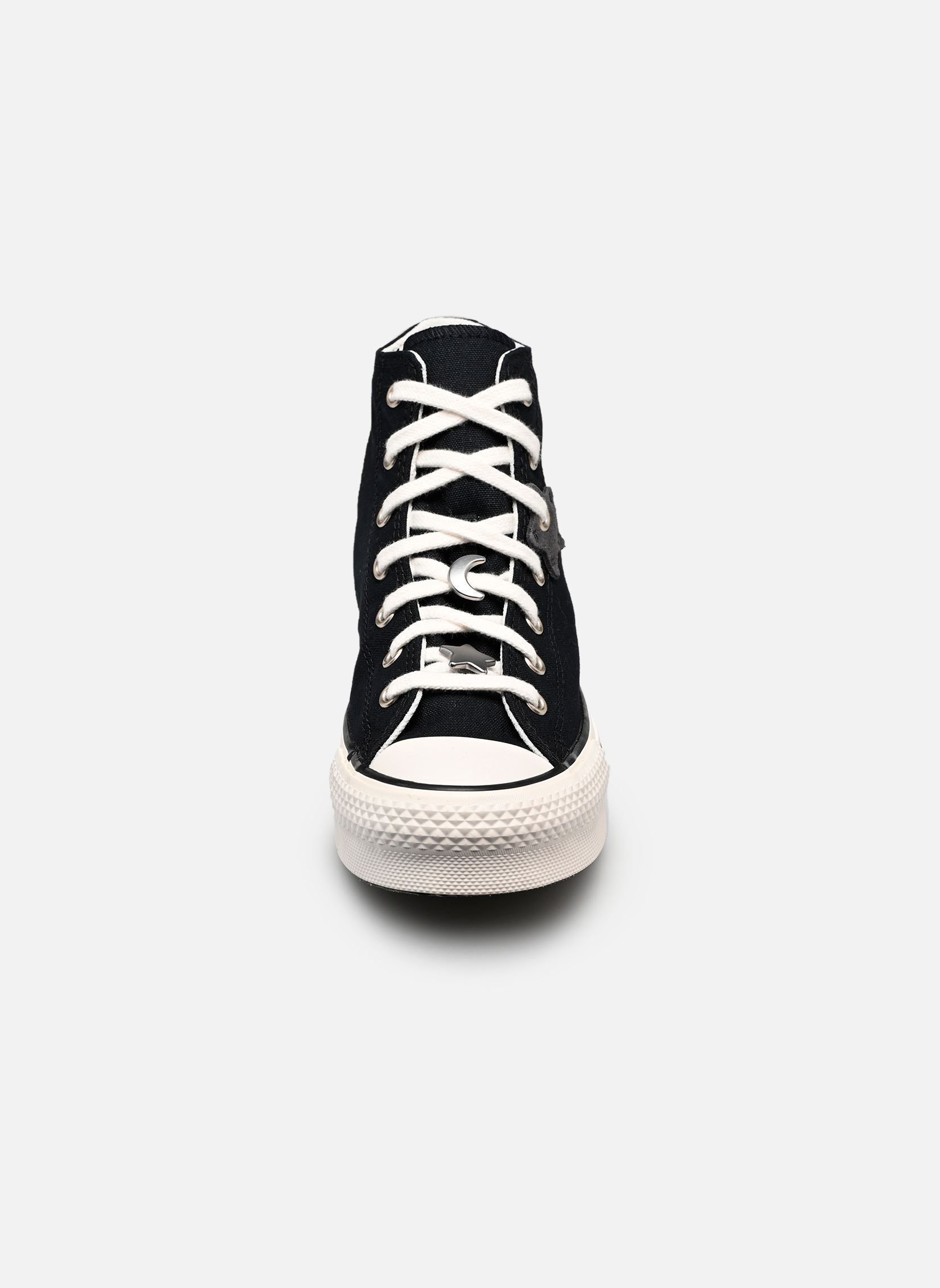 Knöchelhohe Sneaker Chuck Taylor All Star Eva Lift Hi J schwarz Converse Knöchelhohe Sneaker Chuck Taylor All Star Eva Lift Hi J schwarz BLACK/WHITE/SLIVER