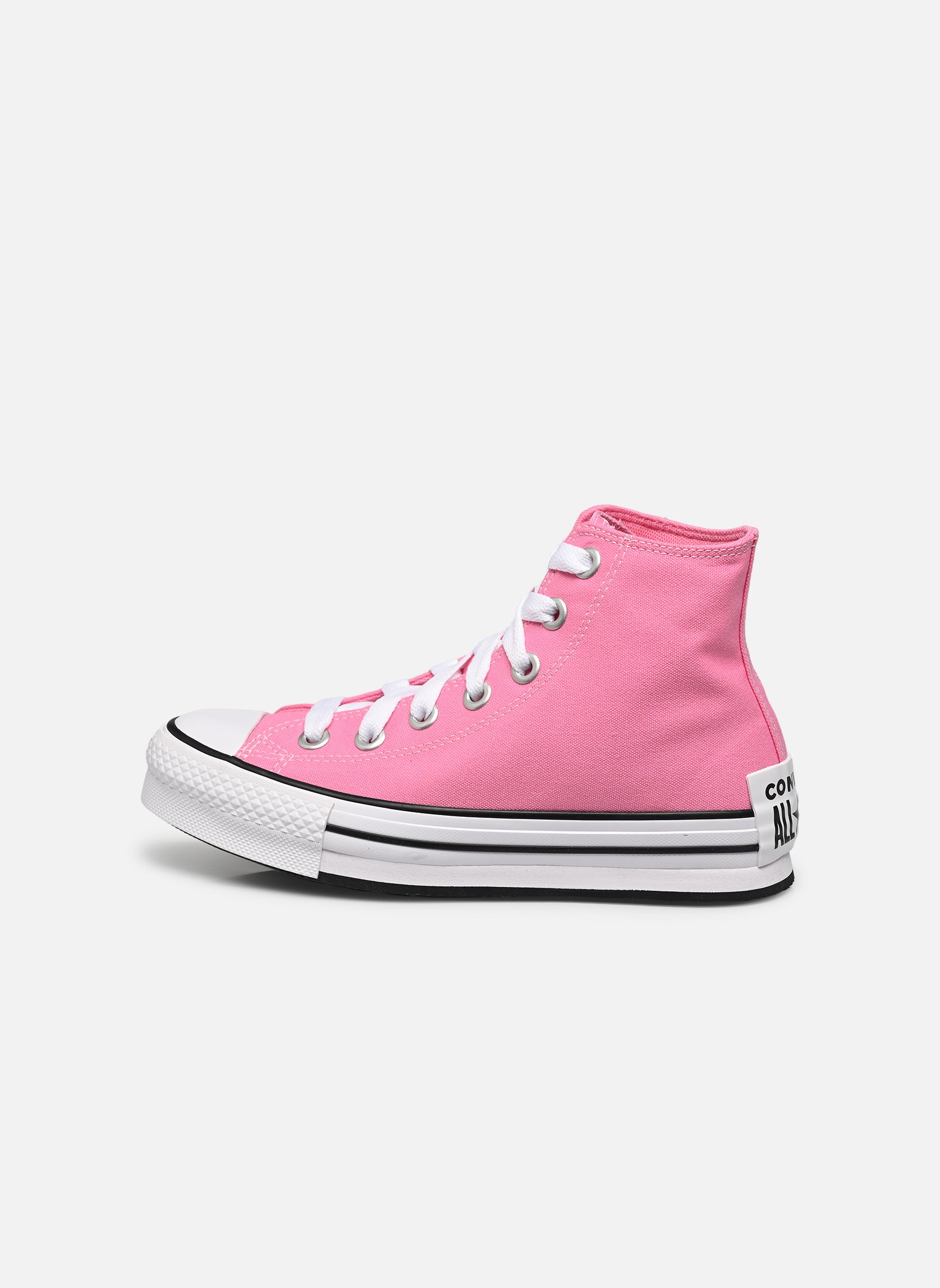 Hoge sneakers Chuck Taylor All Star Eva Lift Hi J meisjes roze Converse Hoge sneakers Chuck Taylor All Star Eva Lift Hi J meisjes roze Pink/White/Black