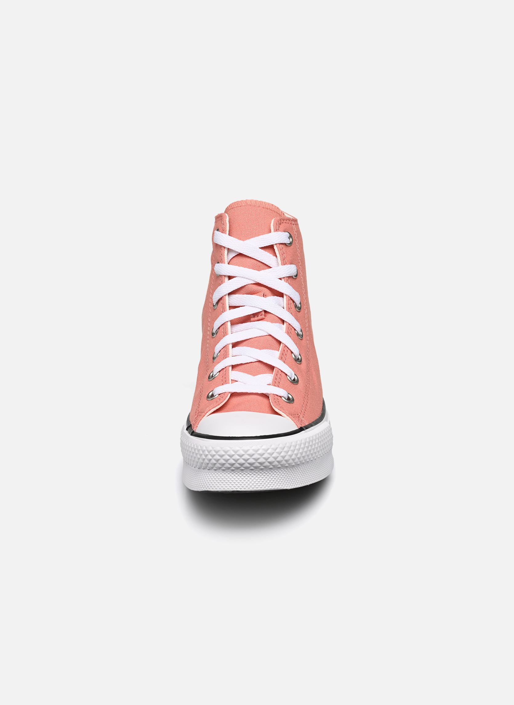 Knöchelhohe Sneaker Chuck Taylor All Star Eva Lift Hi J mädchen orange Converse Knöchelhohe Sneaker Chuck Taylor All Star Eva Lift Hi J mädchen orange Vintage Peach/White