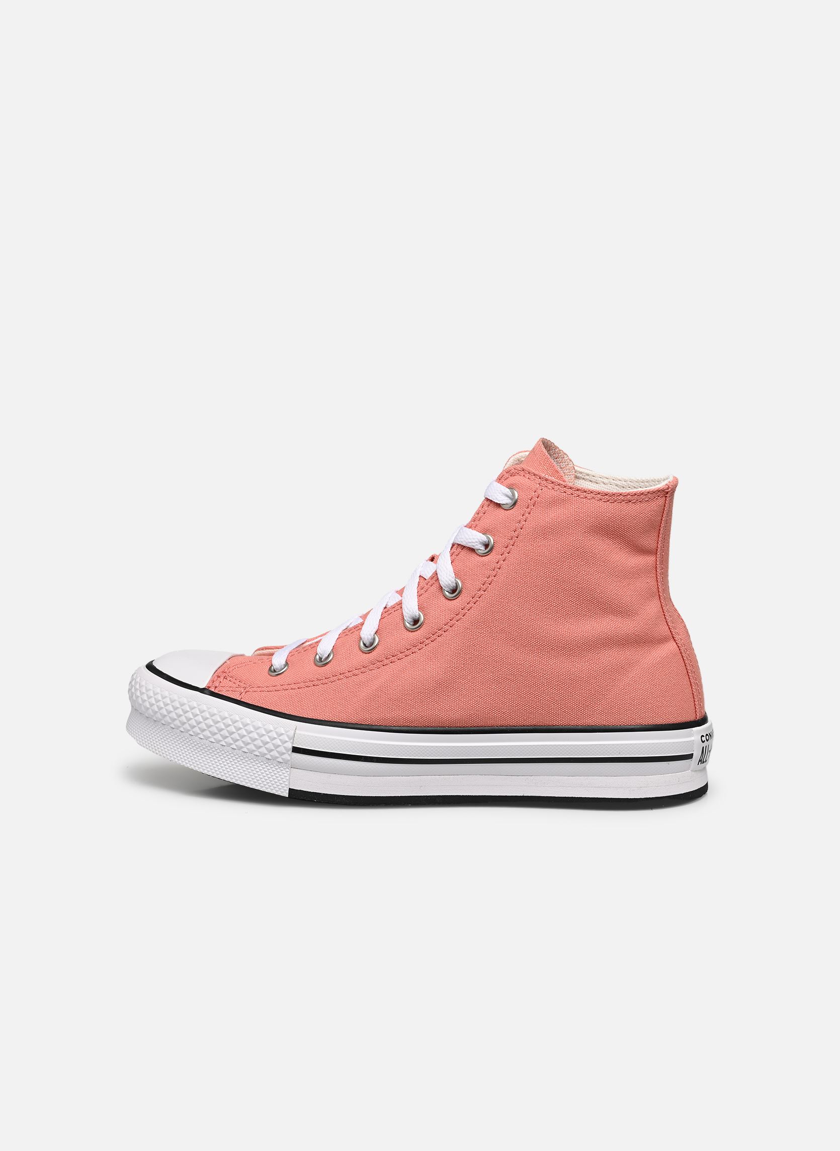 Knöchelhohe Sneaker Chuck Taylor All Star Eva Lift Hi J mädchen orange Converse Knöchelhohe Sneaker Chuck Taylor All Star Eva Lift Hi J mädchen orange Vintage Peach/White