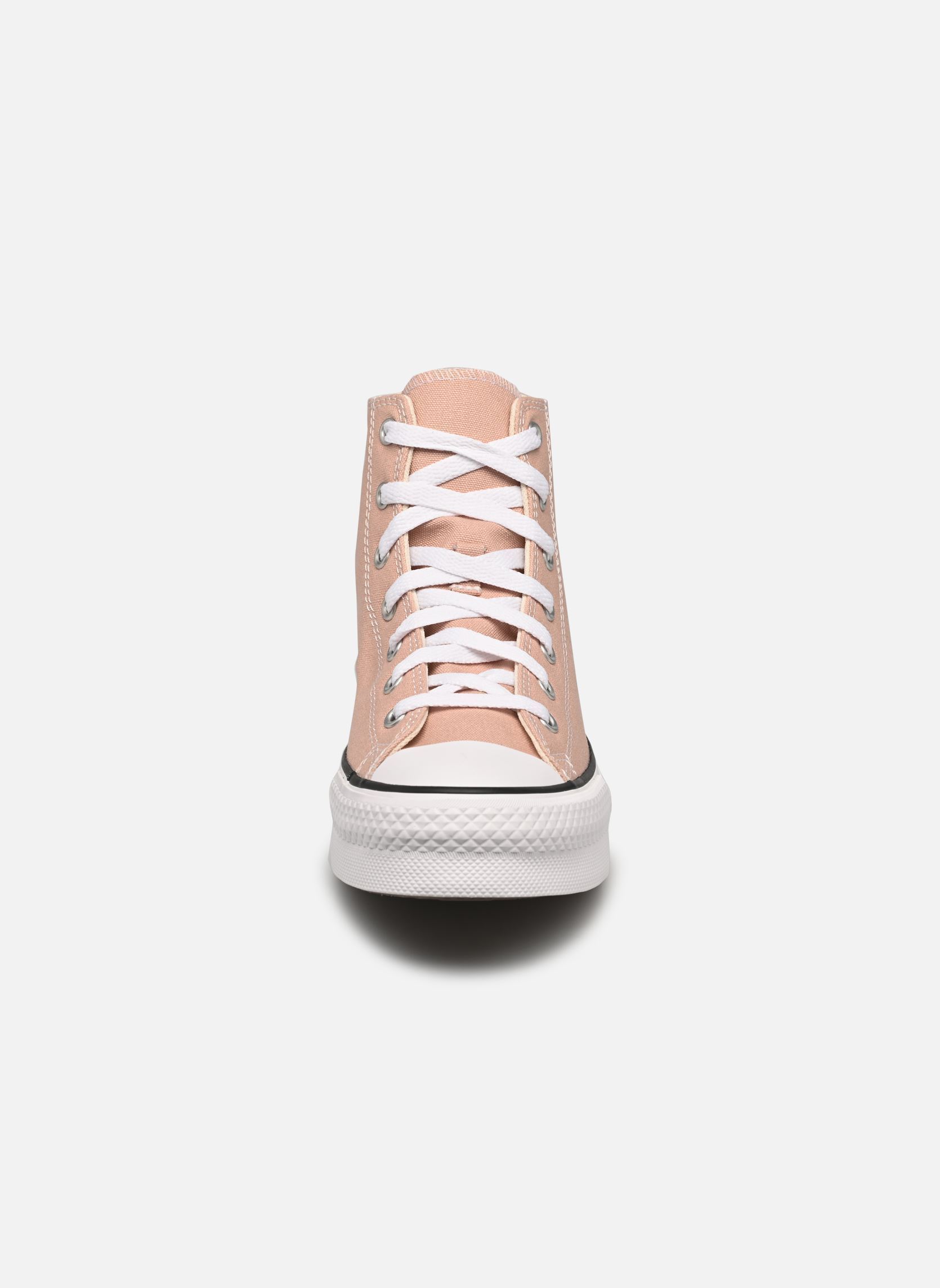 Baskets hautes Chuck Taylor All Star Eva Lift Hi J fille rose Converse Baskets hautes Chuck Taylor All Star Eva Lift Hi J fille rose Dusty Cinder/White