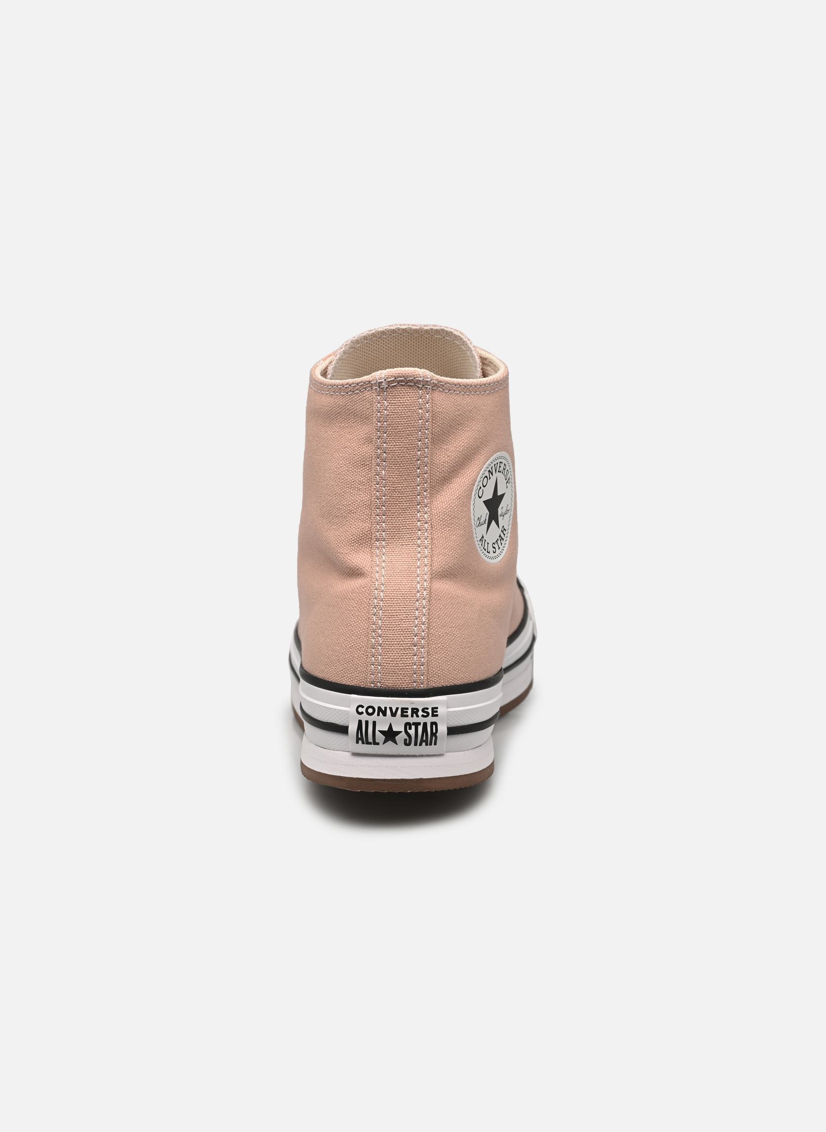 Baskets hautes Chuck Taylor All Star Eva Lift Hi J fille rose Converse Baskets hautes Chuck Taylor All Star Eva Lift Hi J fille rose Dusty Cinder/White