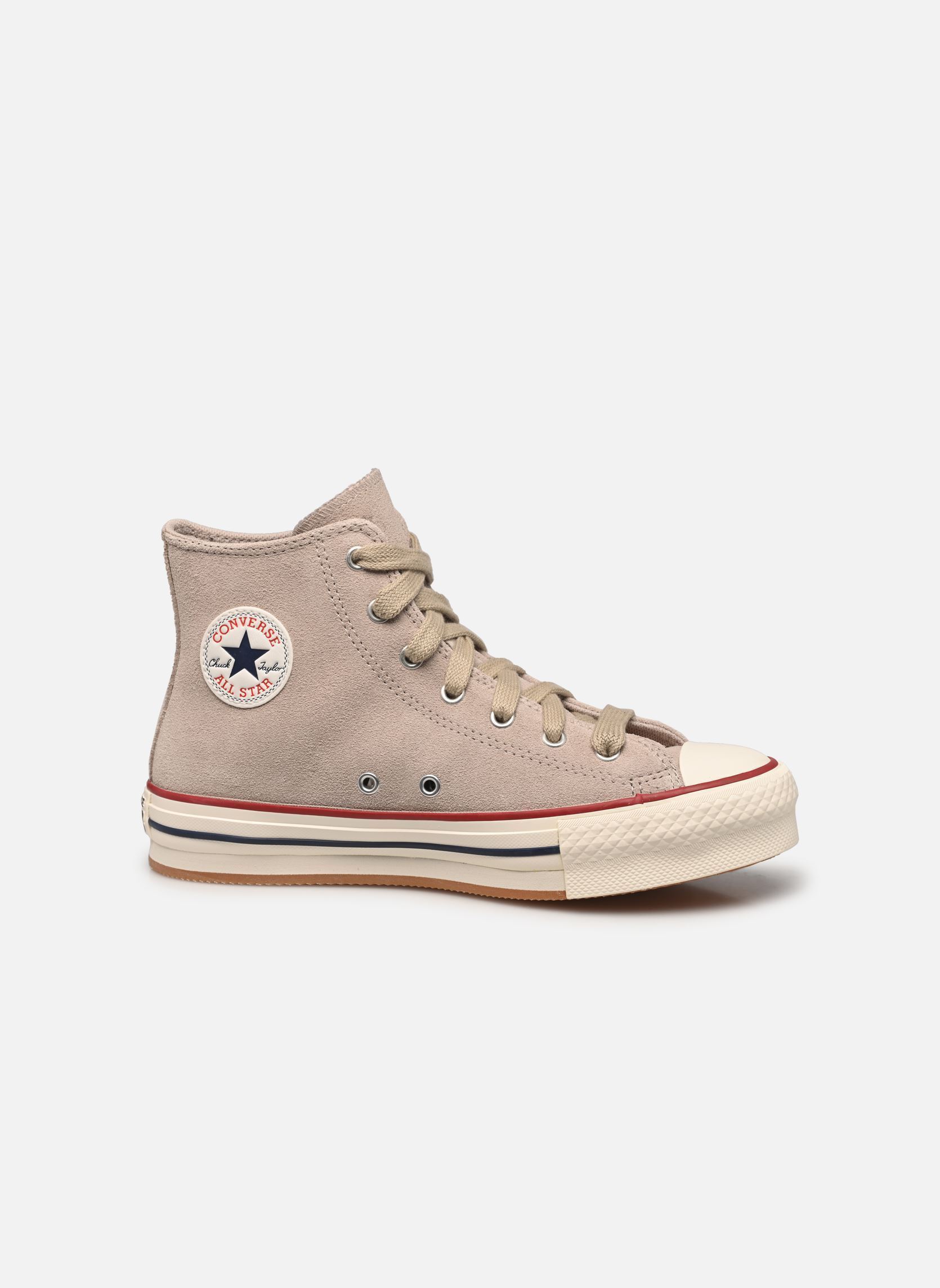 Baskets hautes Chuck Taylor All Star Eva Lift Hi J fille beige Converse Baskets hautes Chuck Taylor All Star Eva Lift Hi J fille beige Papyrus/Egret