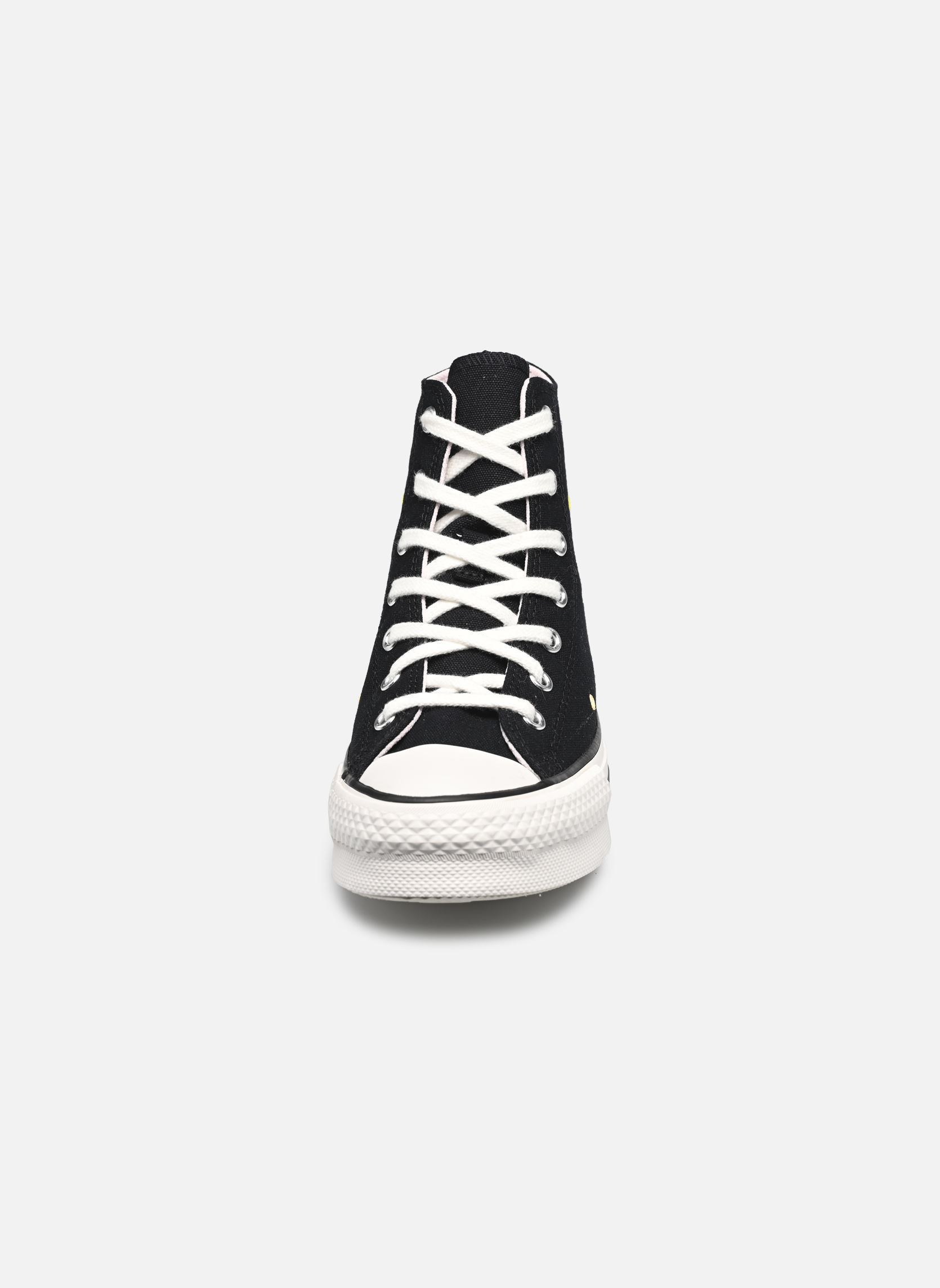 Knöchelhohe Sneaker Chuck Taylor All Star Eva Lift Hi J mädchen schwarz Converse Knöchelhohe Sneaker Chuck Taylor All Star Eva Lift Hi J mädchen schwarz Black/Vintage White