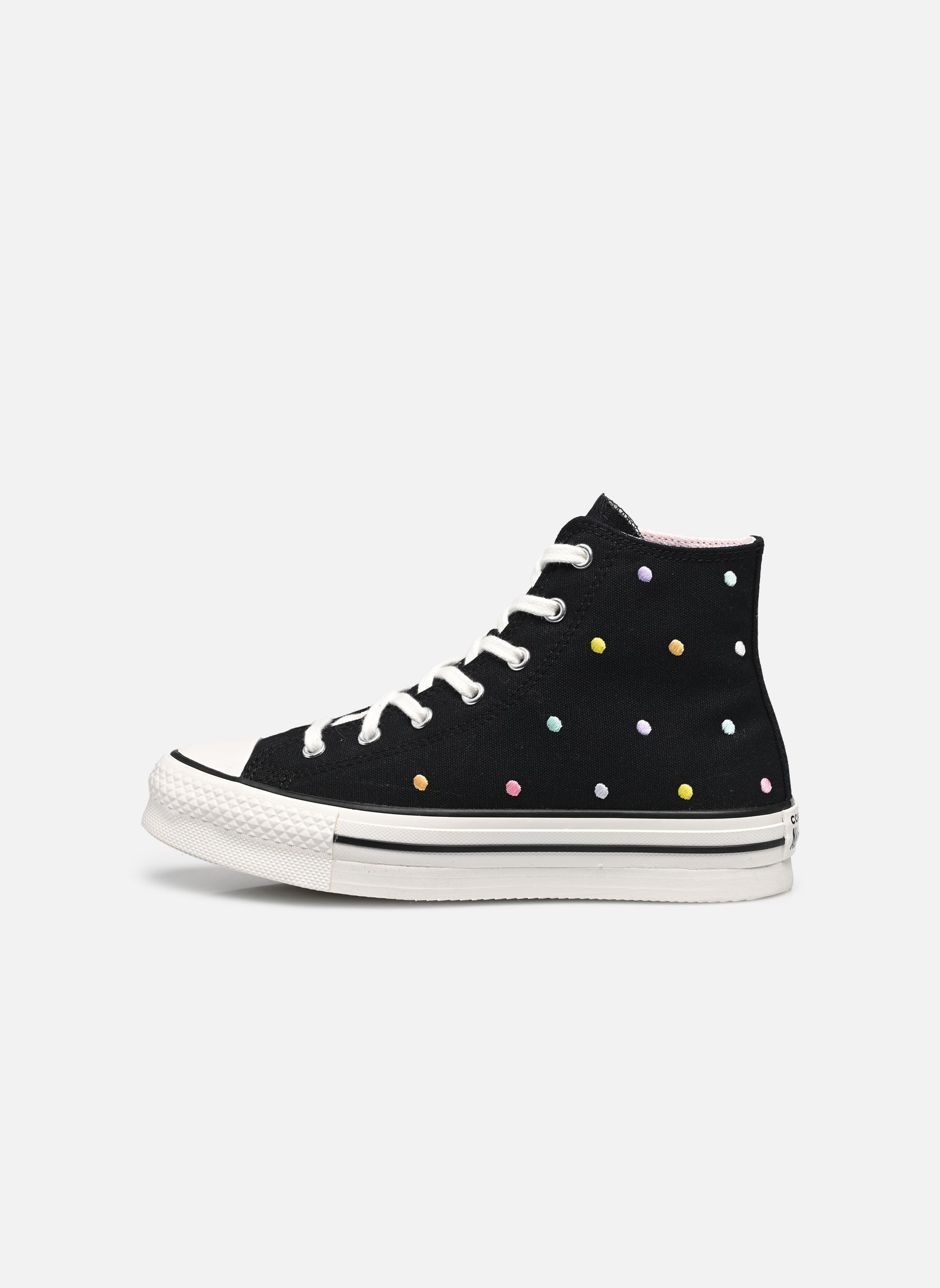 Knöchelhohe Sneaker Chuck Taylor All Star Eva Lift Hi J mädchen schwarz Converse Knöchelhohe Sneaker Chuck Taylor All Star Eva Lift Hi J mädchen schwarz Black/Vintage White