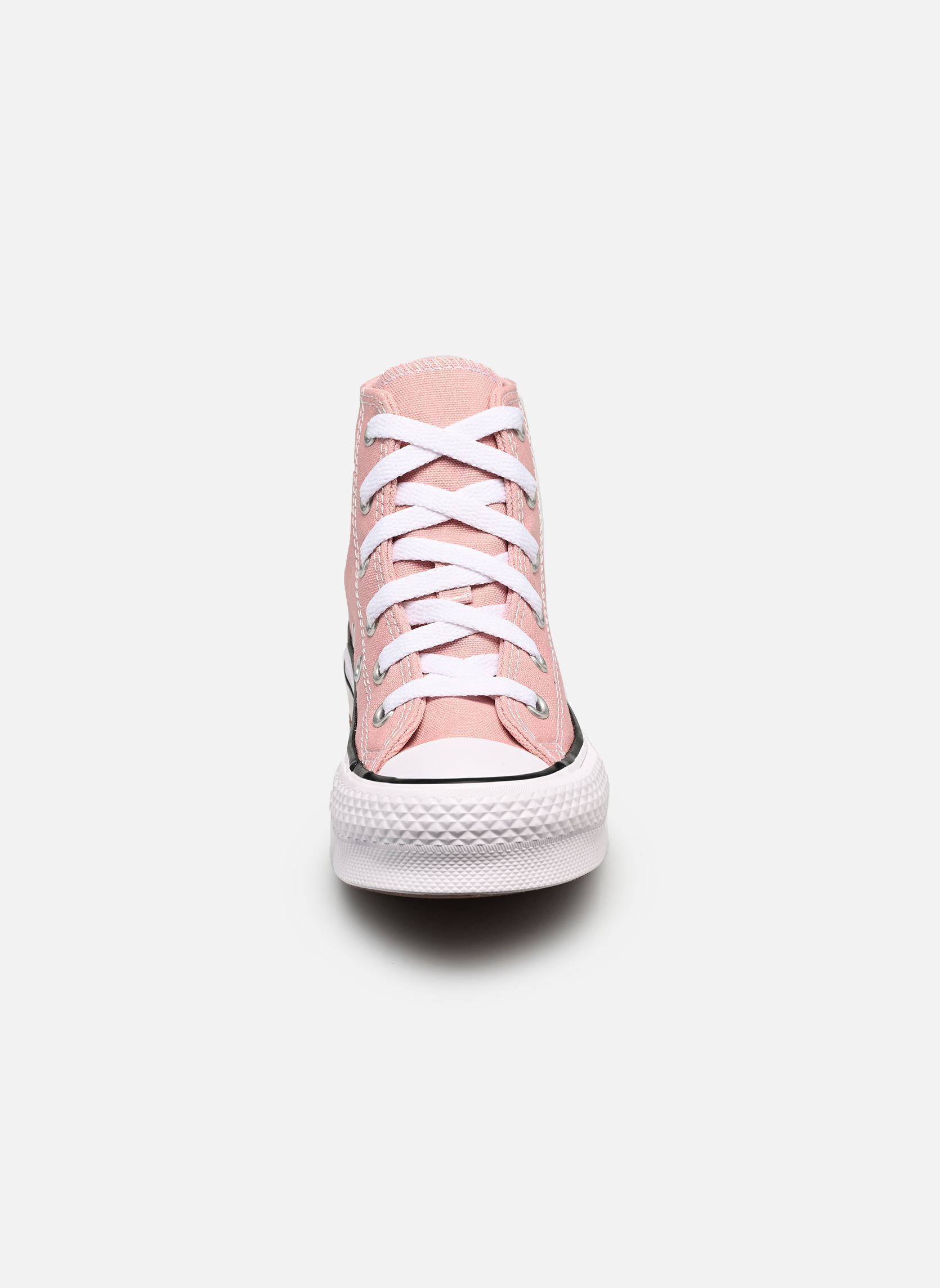 Knöchelhohe Sneaker Chuck Taylor All Star Eva Lift Hi C mädchen rosa Converse Knöchelhohe Sneaker Chuck Taylor All Star Eva Lift Hi C mädchen rosa PETAL PIT/WHITE/BLACK