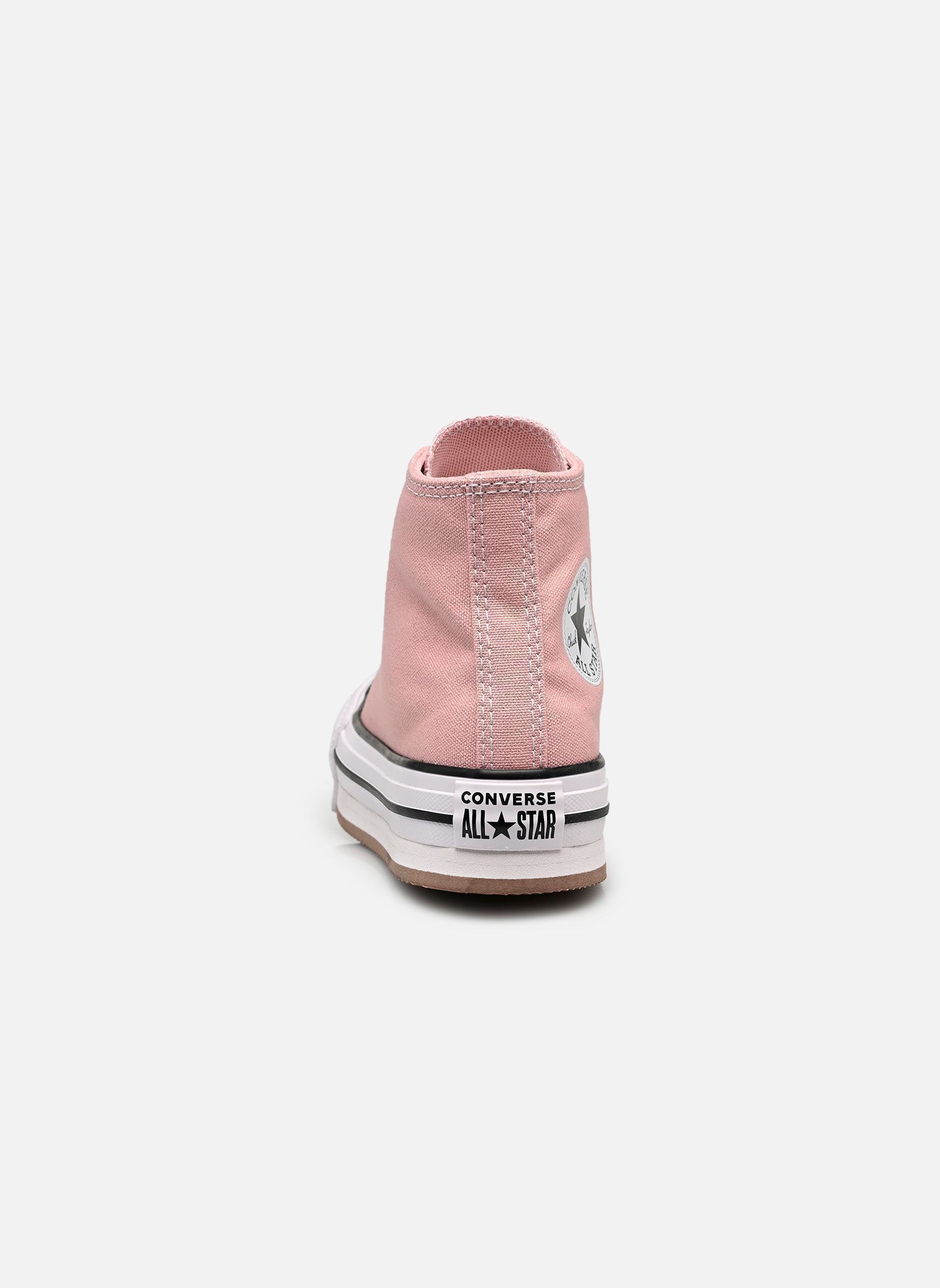 Knöchelhohe Sneaker Chuck Taylor All Star Eva Lift Hi C mädchen rosa Converse Knöchelhohe Sneaker Chuck Taylor All Star Eva Lift Hi C mädchen rosa PETAL PIT/WHITE/BLACK