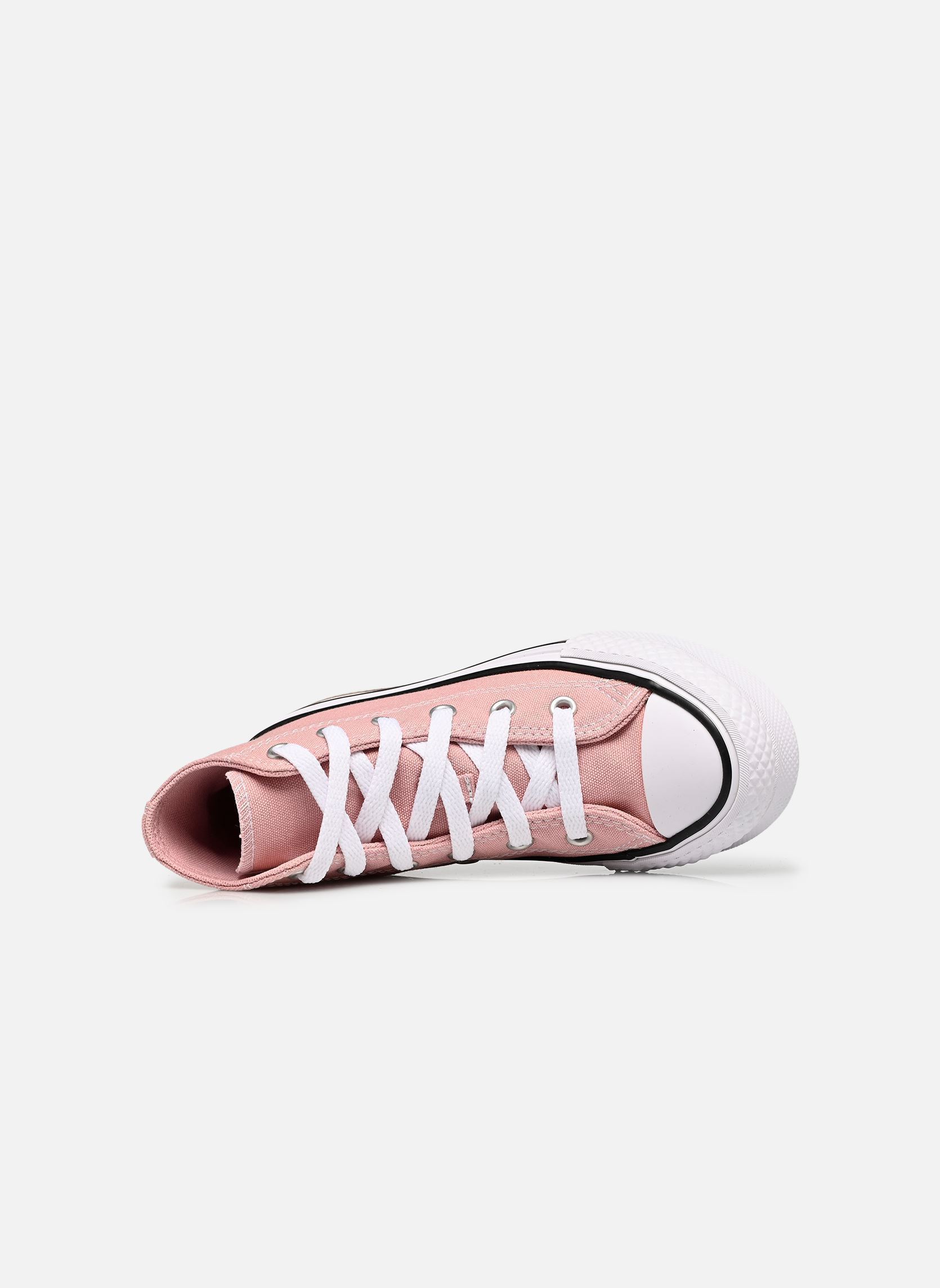 Knöchelhohe Sneaker Chuck Taylor All Star Eva Lift Hi C mädchen rosa Converse Knöchelhohe Sneaker Chuck Taylor All Star Eva Lift Hi C mädchen rosa PETAL PIT/WHITE/BLACK