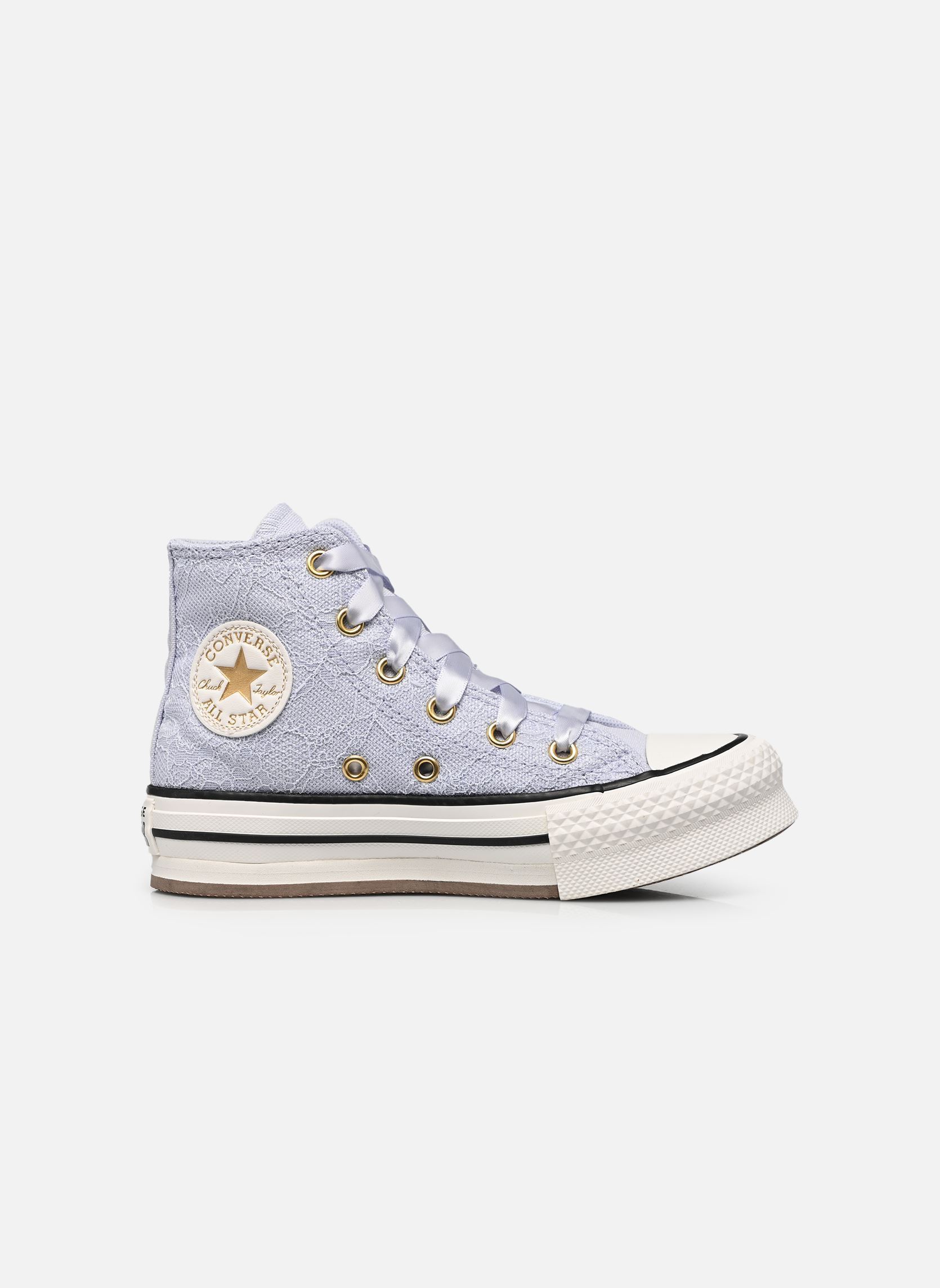 Knöchelhohe Sneaker Chuck Taylor All Star Eva Lift Hi C mädchen blau Converse Knöchelhohe Sneaker Chuck Taylor All Star Eva Lift Hi C mädchen blau ALMOST LAVENDER/GOLD