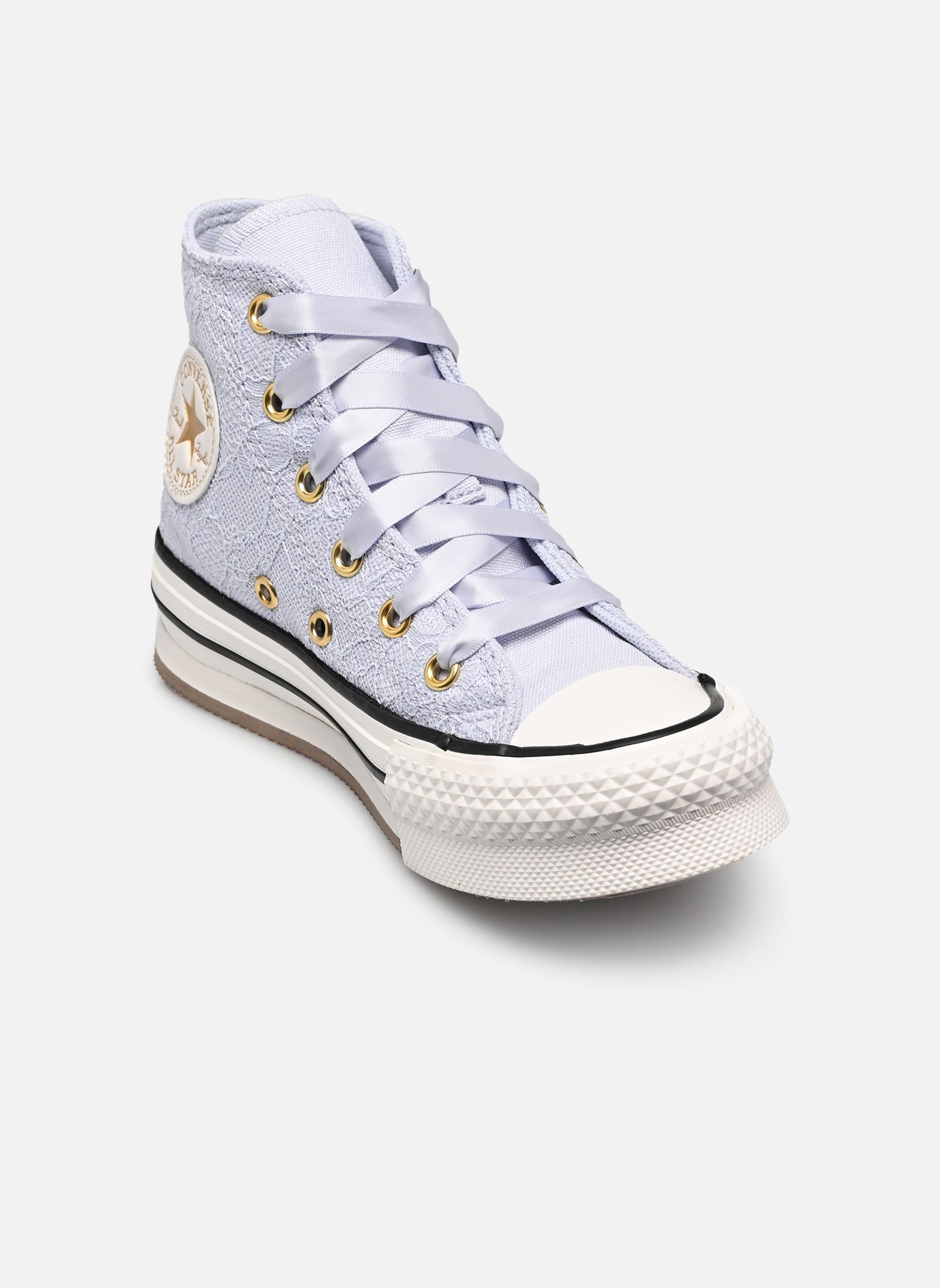 Knöchelhohe Sneaker Chuck Taylor All Star Eva Lift Hi C mädchen blau Converse Knöchelhohe Sneaker Chuck Taylor All Star Eva Lift Hi C mädchen blau ALMOST LAVENDER/GOLD