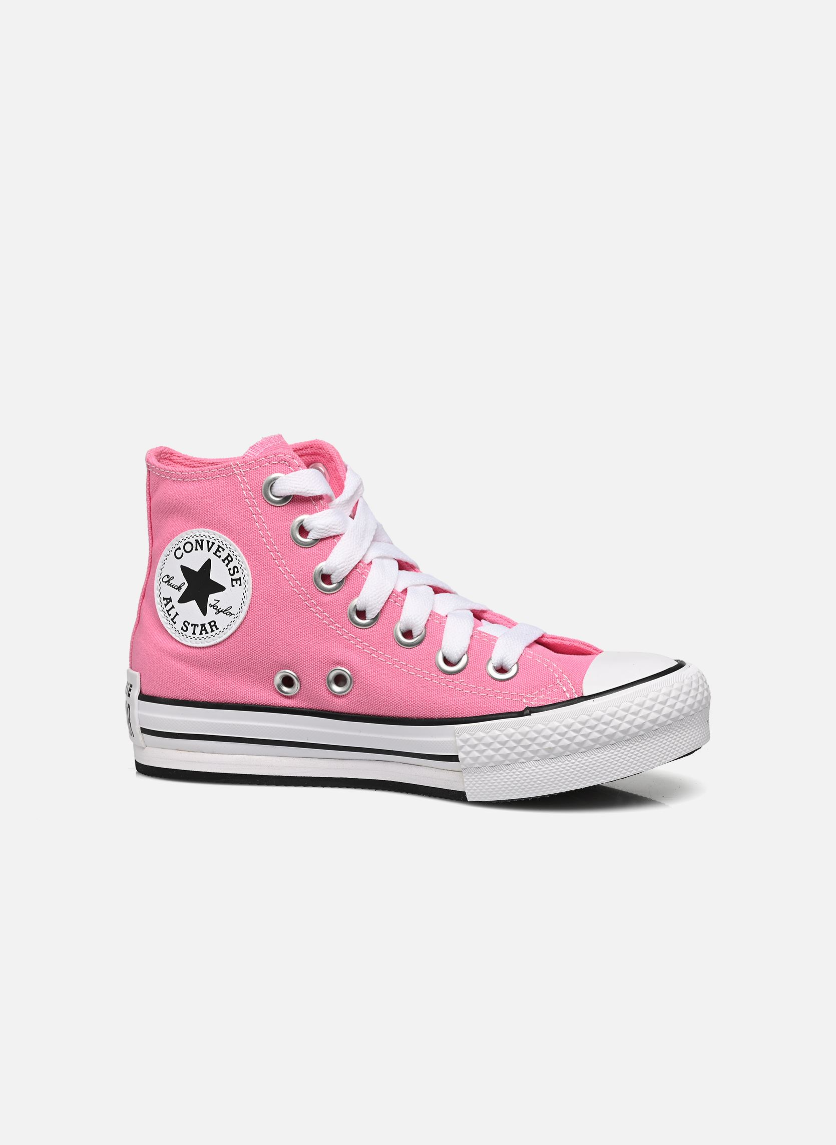 Knöchelhohe Sneaker Chuck Taylor All Star Eva Lift Hi C mädchen rosa Converse Knöchelhohe Sneaker Chuck Taylor All Star Eva Lift Hi C mädchen rosa Pink/White/Black