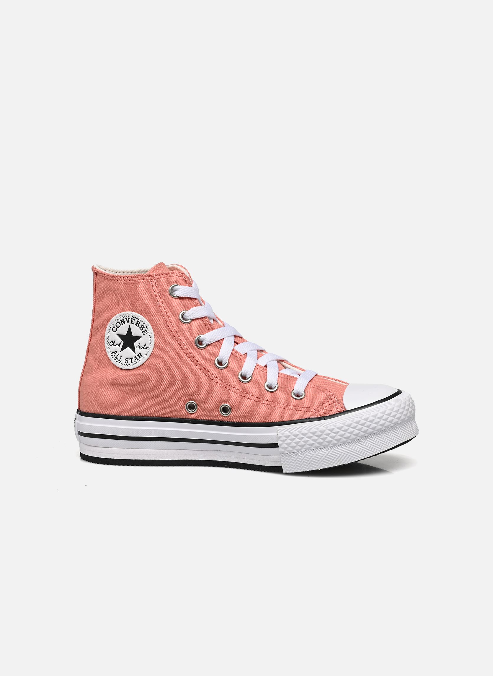 Sneakers alte Chuck Taylor All Star Eva Lift Hi C bambina arancione Converse Sneakers alte Chuck Taylor All Star Eva Lift Hi C bambina arancione Vintage Peach/White