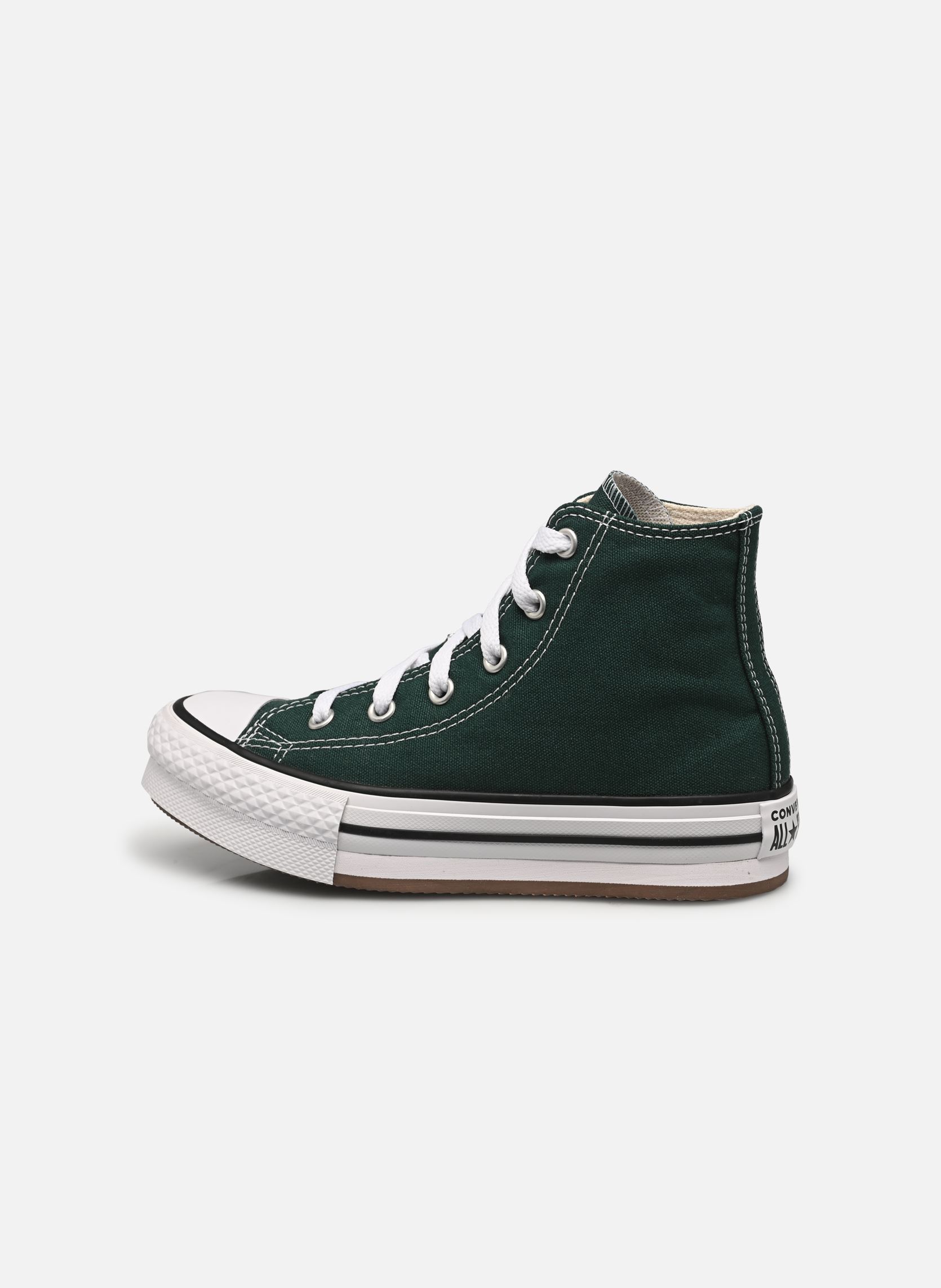 Baskets hautes Chuck Taylor All Star Eva Lift Hi C fille vert Converse Baskets hautes Chuck Taylor All Star Eva Lift Hi C fille vert Green Envy/White