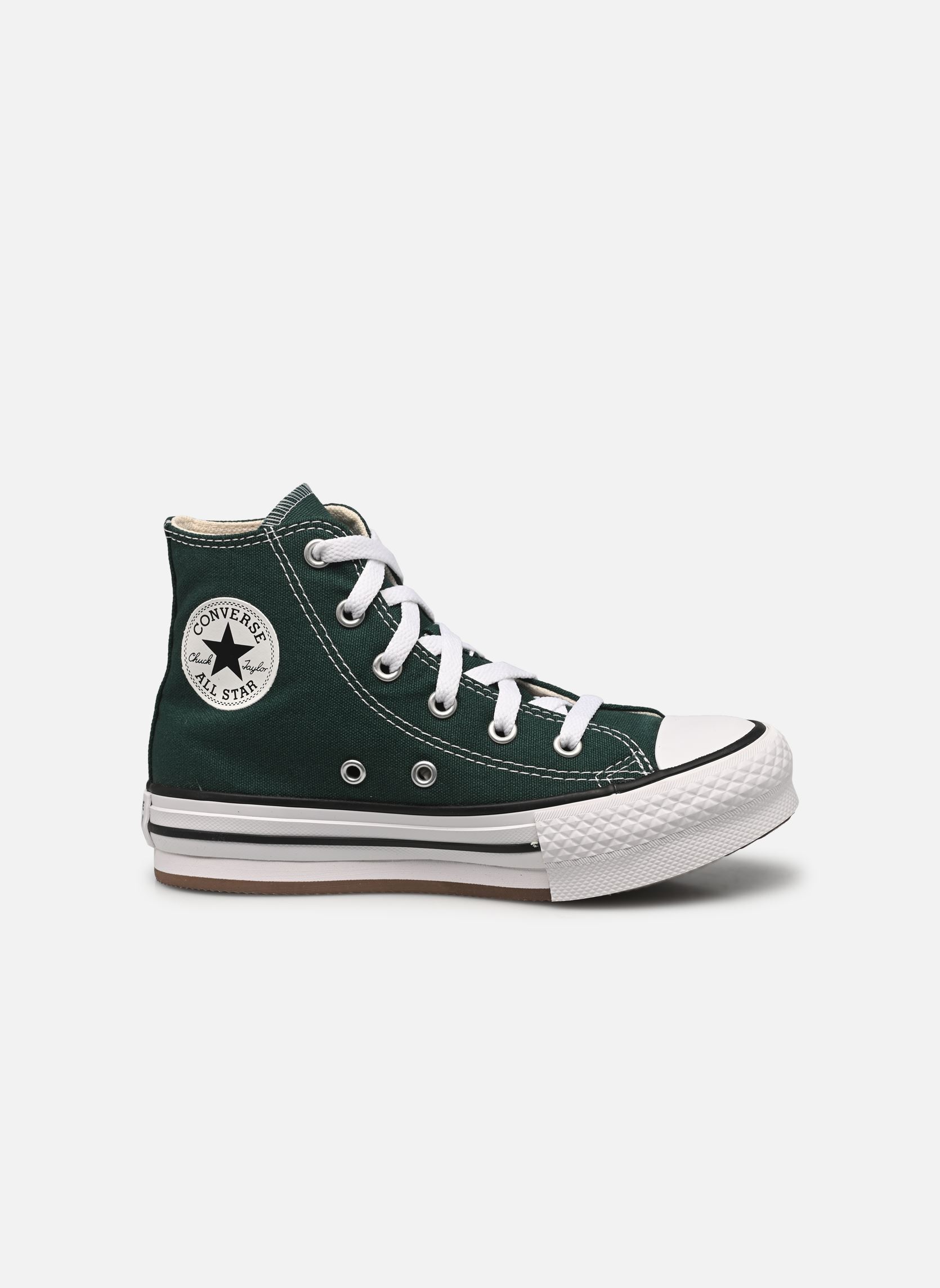 Baskets hautes Chuck Taylor All Star Eva Lift Hi C fille vert Converse Baskets hautes Chuck Taylor All Star Eva Lift Hi C fille vert Green Envy/White
