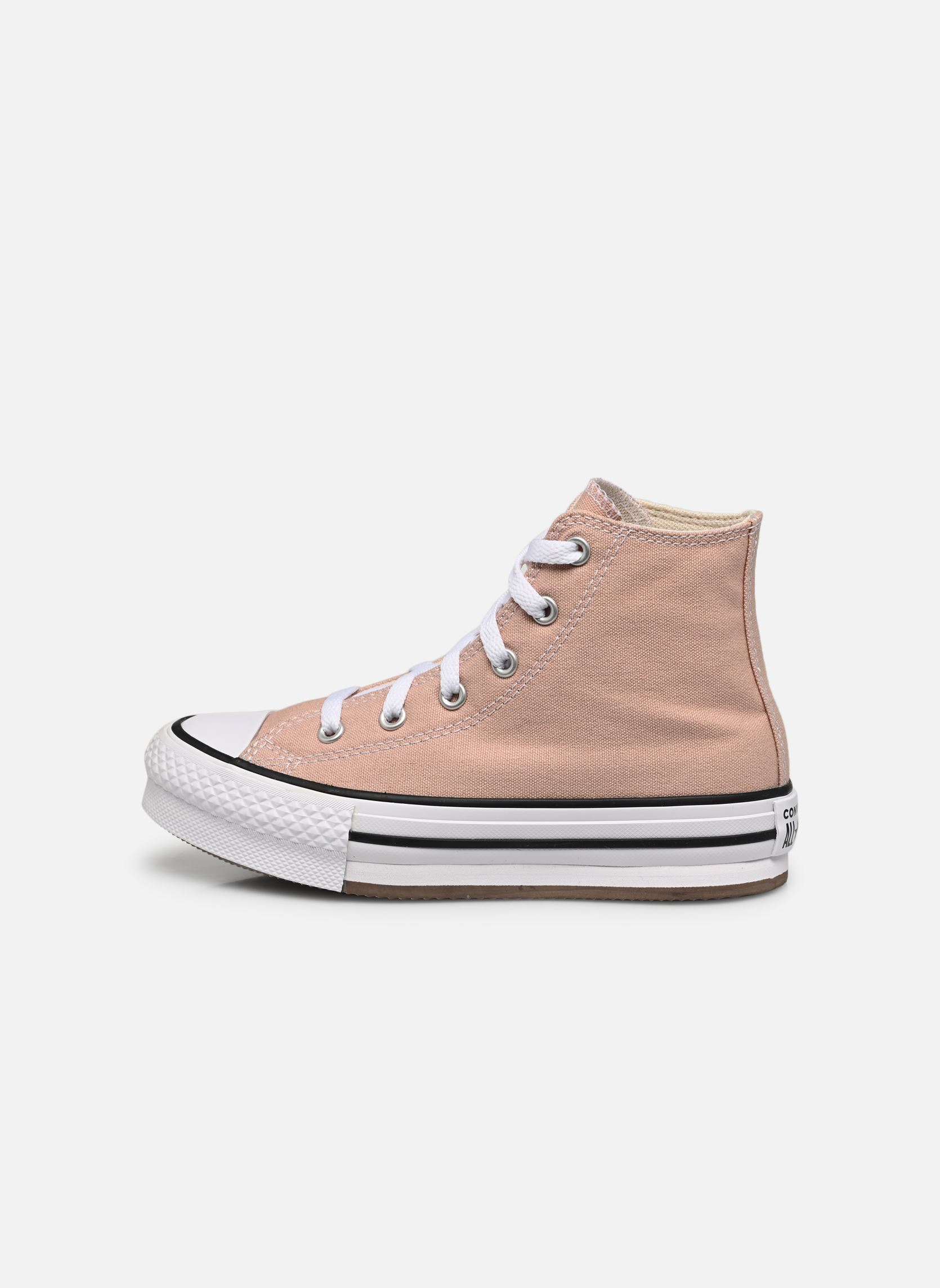 Knöchelhohe Sneaker Chuck Taylor All Star Eva Lift Hi C mädchen rosa Converse Knöchelhohe Sneaker Chuck Taylor All Star Eva Lift Hi C mädchen rosa Dusty Cinder/White