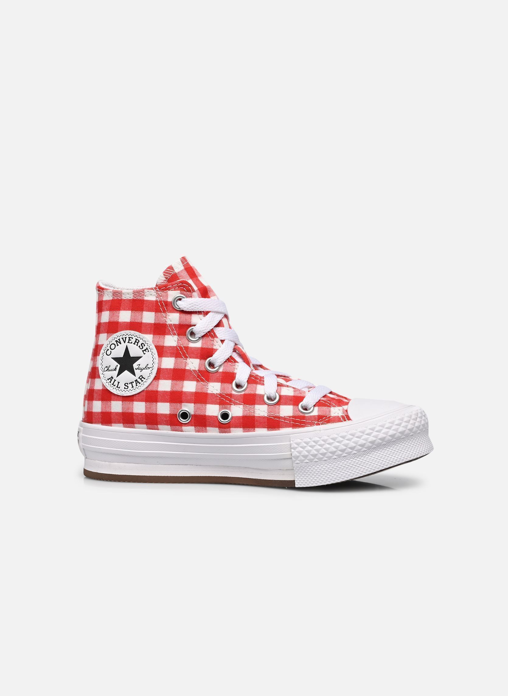 Hoge sneakers Chuck Taylor All Star Eva Lift Hi C rood Converse Hoge sneakers Chuck Taylor All Star Eva Lift Hi C rood VINTAGE WHITE/RED/WHITE