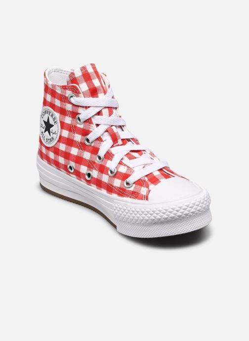Converse Baskets hautes Chuck Taylor All Star Eva Lift Hi C rouge
