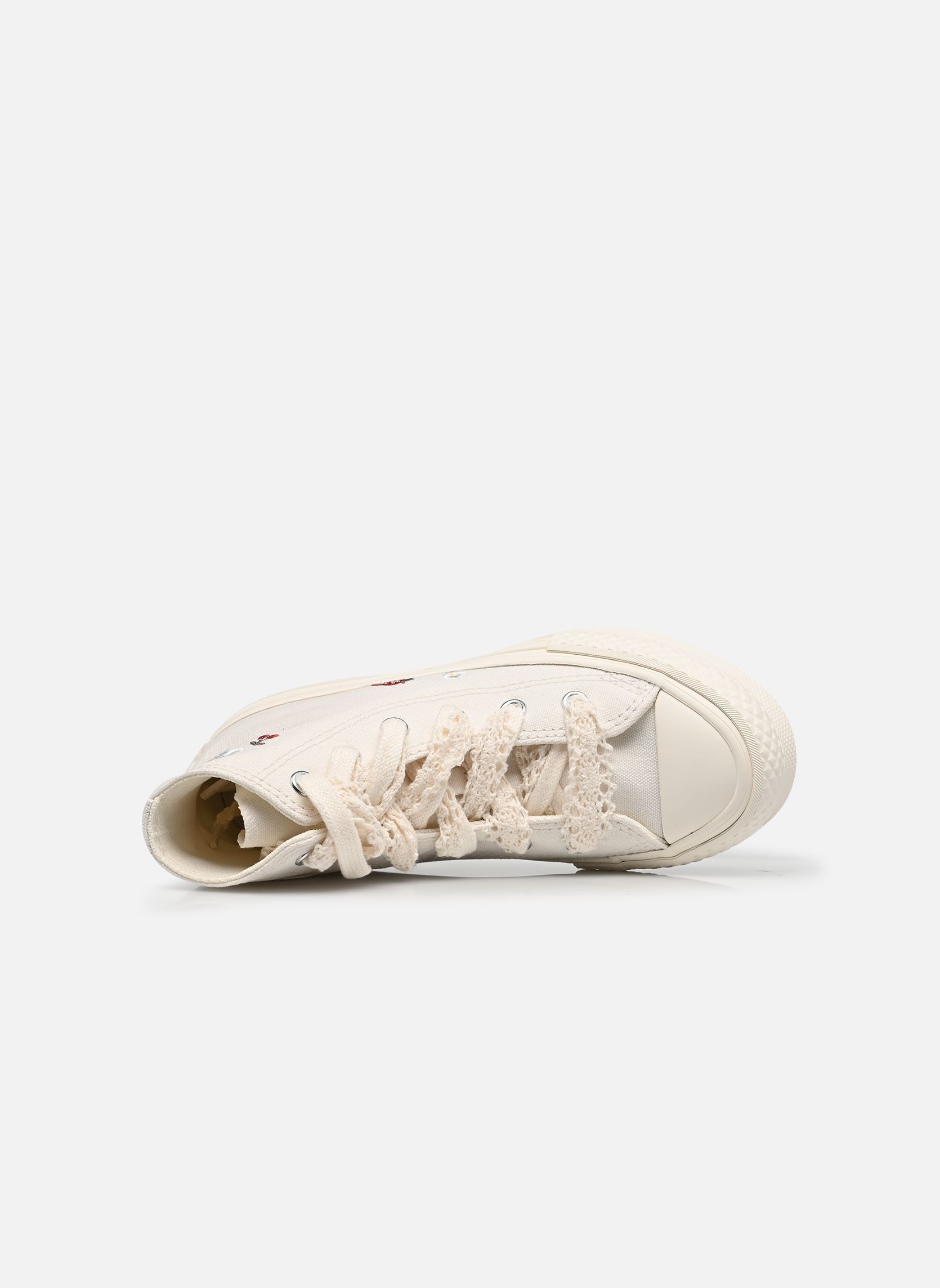 Baskets hautes Chuck Taylor All Star Eva Lift Hi C fille blanc Converse Baskets hautes Chuck Taylor All Star Eva Lift Hi C fille blanc Vintage White/Egret/Black