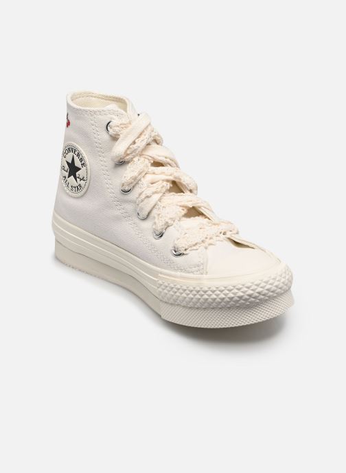 Converse Baskets hautes Chuck Taylor All Star Eva Lift Hi C fille blanc
