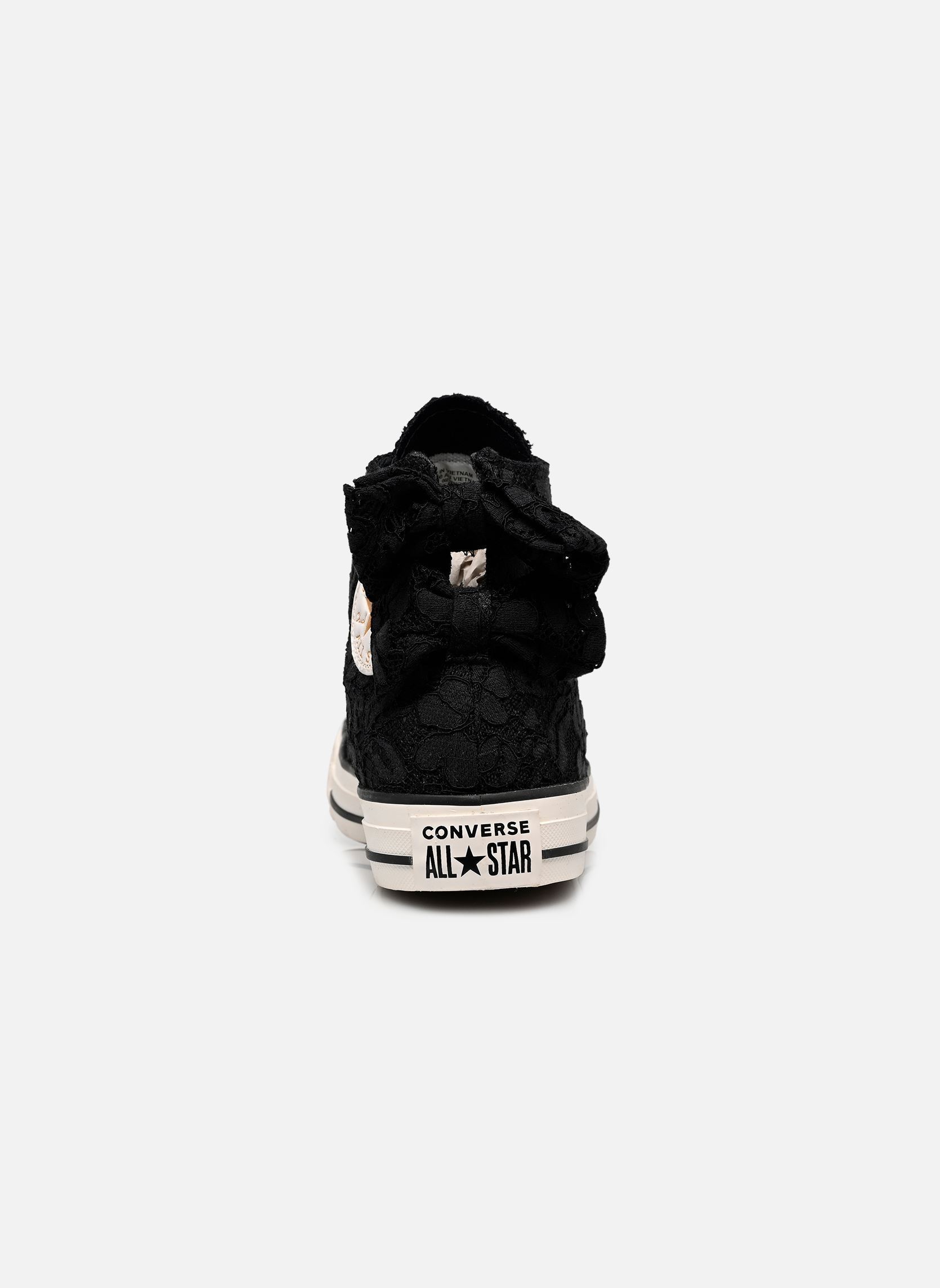 Knöchelhohe Sneaker Chuck Taylor All Star Hi J mädchen schwarz Converse Knöchelhohe Sneaker Chuck Taylor All Star Hi J mädchen schwarz BLACK/METALLIC LIGHT GOLD