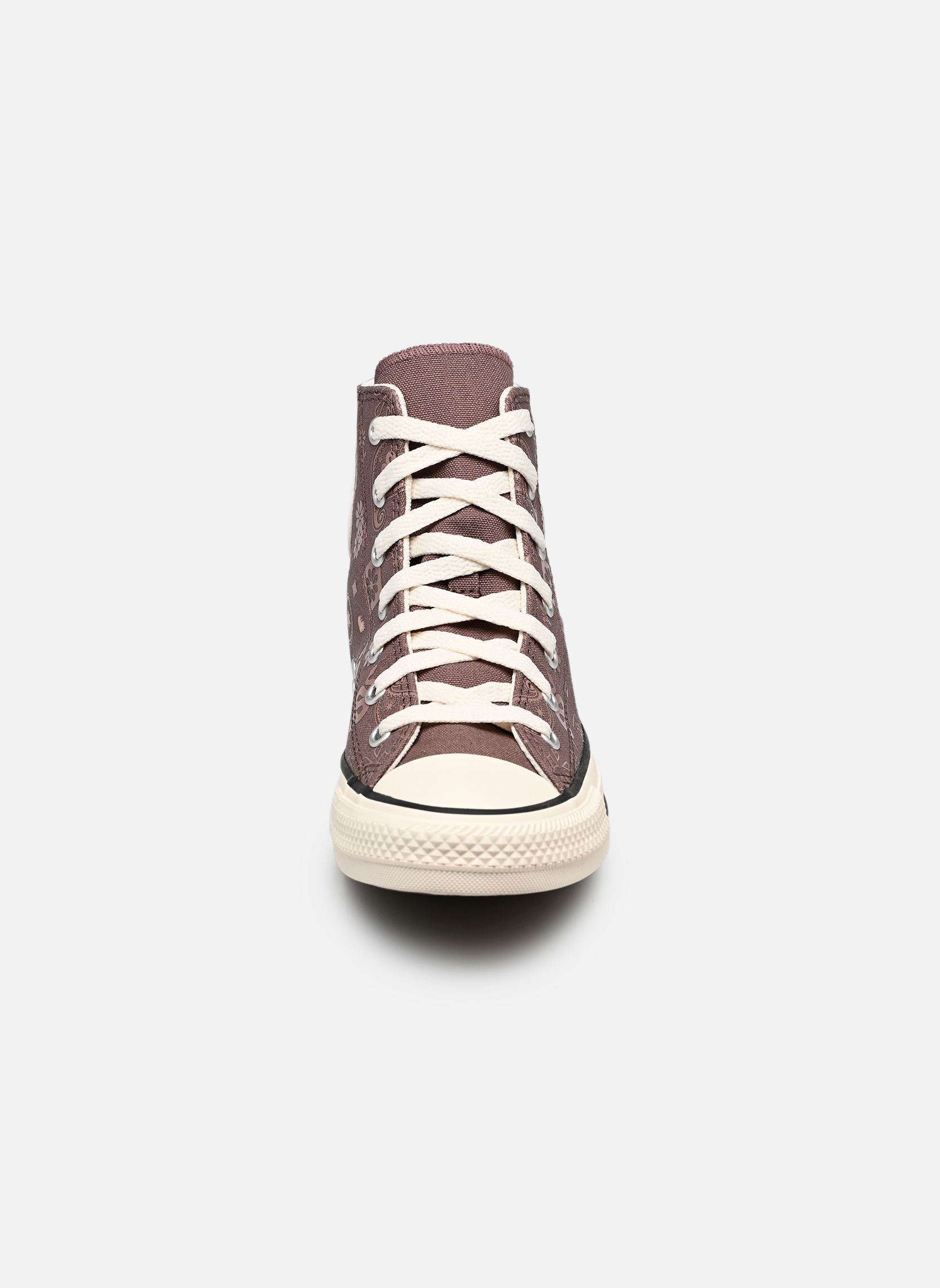 Knöchelhohe Sneaker Chuck Taylor All Star Hi J mädchen braun Converse Knöchelhohe Sneaker Chuck Taylor All Star Hi J mädchen braun POT HOLE PLUM/BITE THE DUST