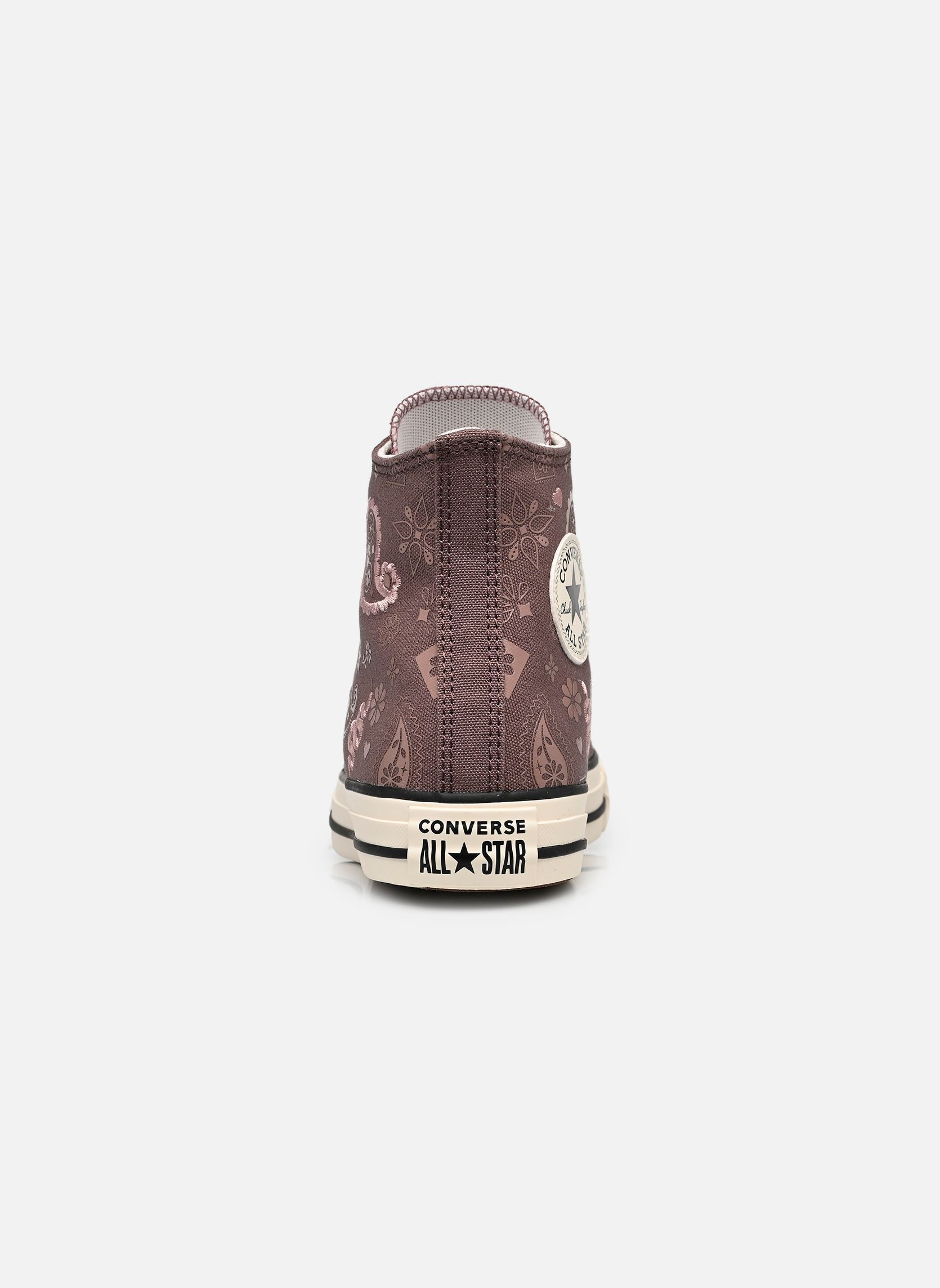 Knöchelhohe Sneaker Chuck Taylor All Star Hi J mädchen braun Converse Knöchelhohe Sneaker Chuck Taylor All Star Hi J mädchen braun POT HOLE PLUM/BITE THE DUST