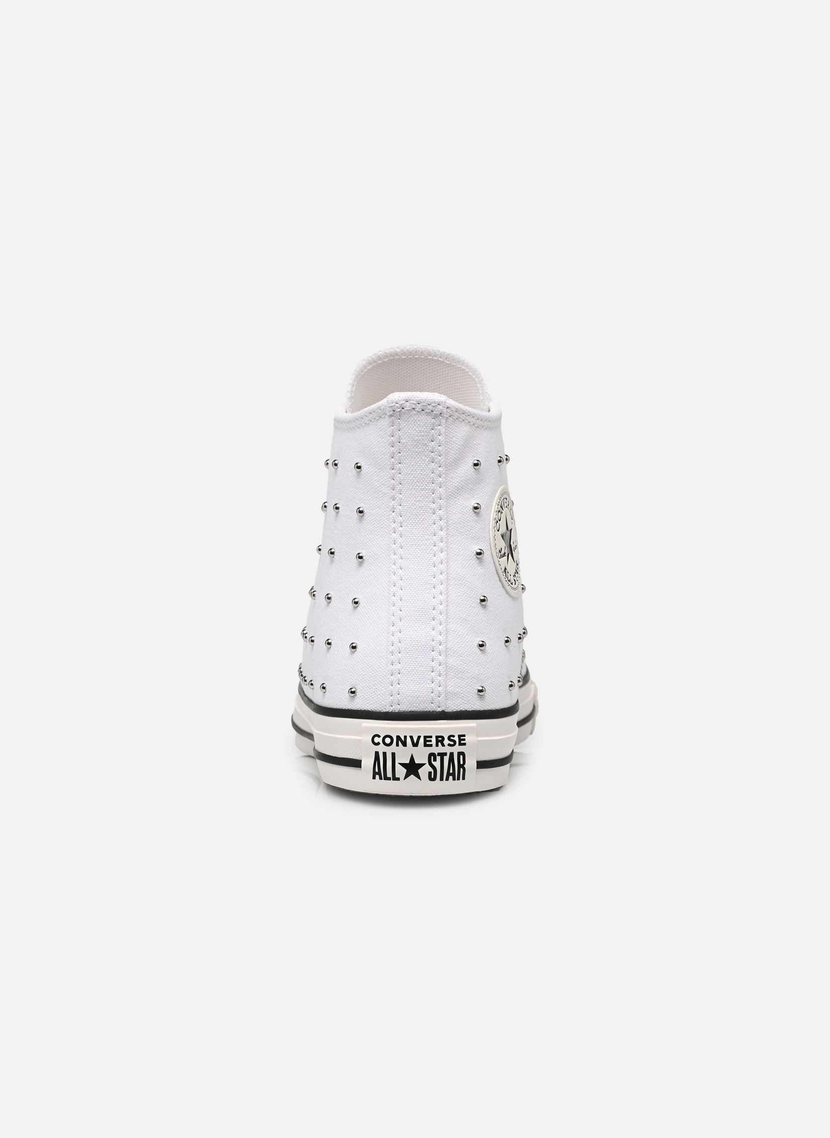 Knöchelhohe Sneaker Chuck Taylor All Star Hi J mädchen weiß Converse Knöchelhohe Sneaker Chuck Taylor All Star Hi J mädchen weiß WHITE/VINTAGE WHITE/BLACK