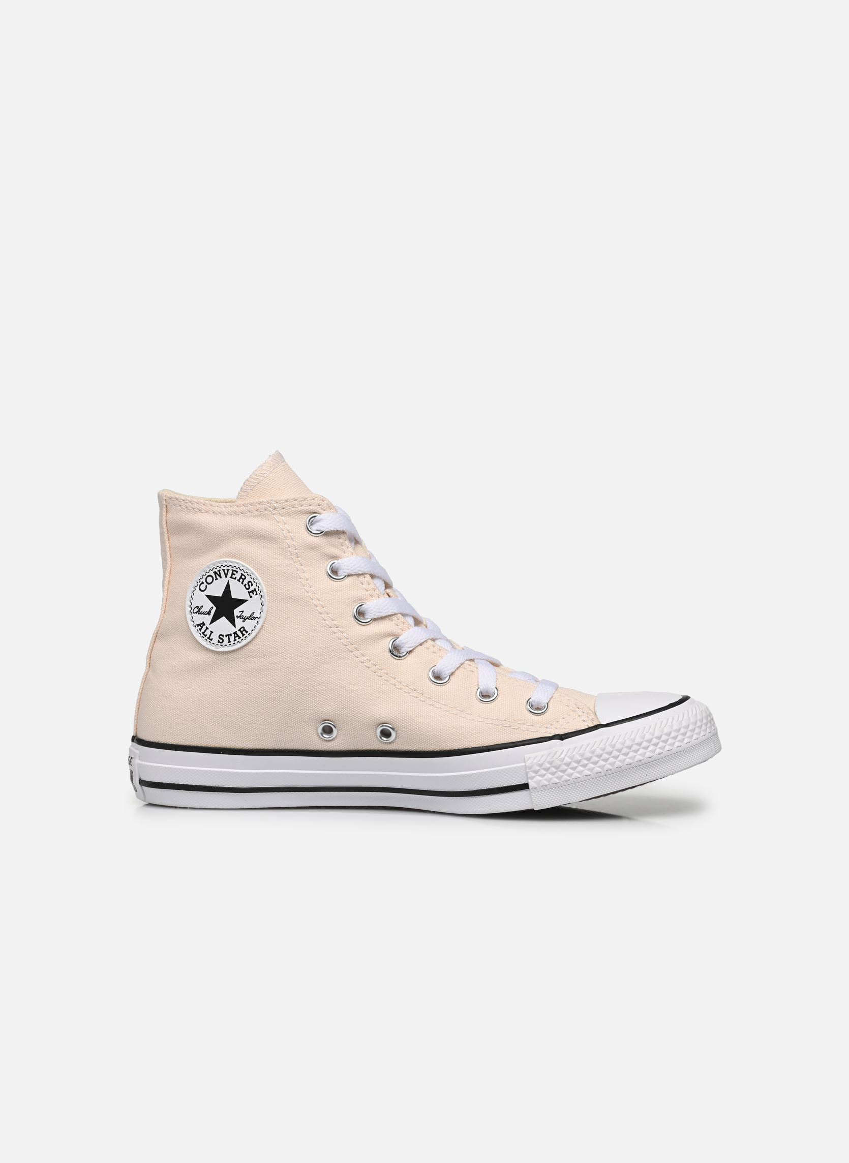 Baskets hautes Chuck Taylor All Star Hi J fille rose Converse Baskets hautes Chuck Taylor All Star Hi J fille rose PALE PETAL/WHITE/BLACK