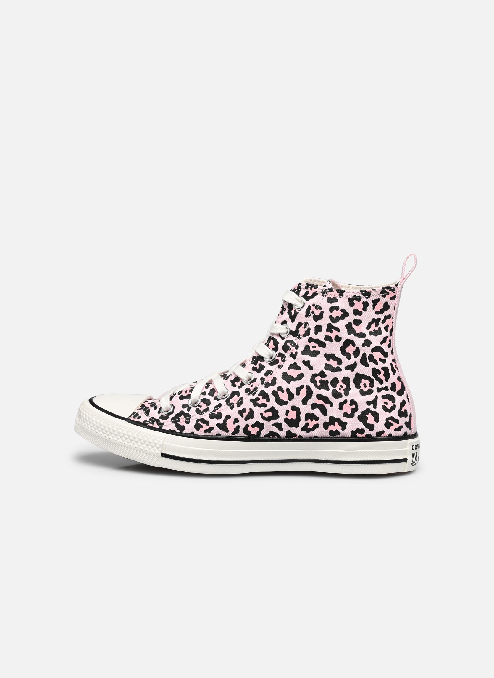 Knöchelhohe Sneaker Chuck Taylor All Star Hi J mädchen rosa Converse Knöchelhohe Sneaker Chuck Taylor All Star Hi J mädchen rosa SUGAR BERRY/EGRET/SUGAR BERRY
