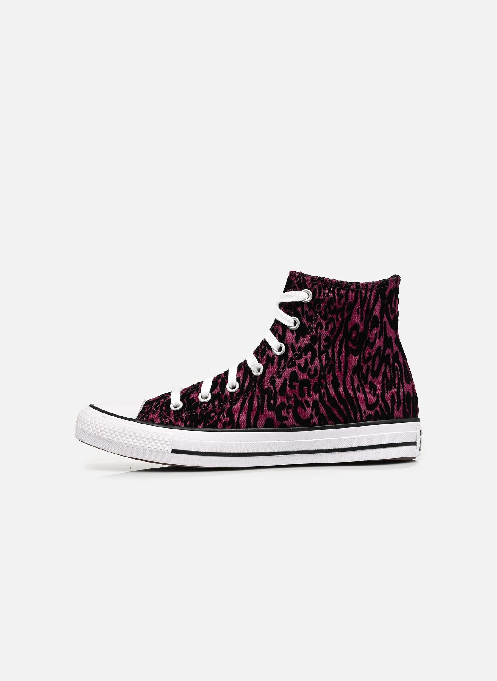 Baskets hautes Chuck Taylor All Star Hi J fille multicolore Converse Baskets hautes Chuck Taylor All Star Hi J fille multicolore FROZEN ACAI/WHITE/BLACK