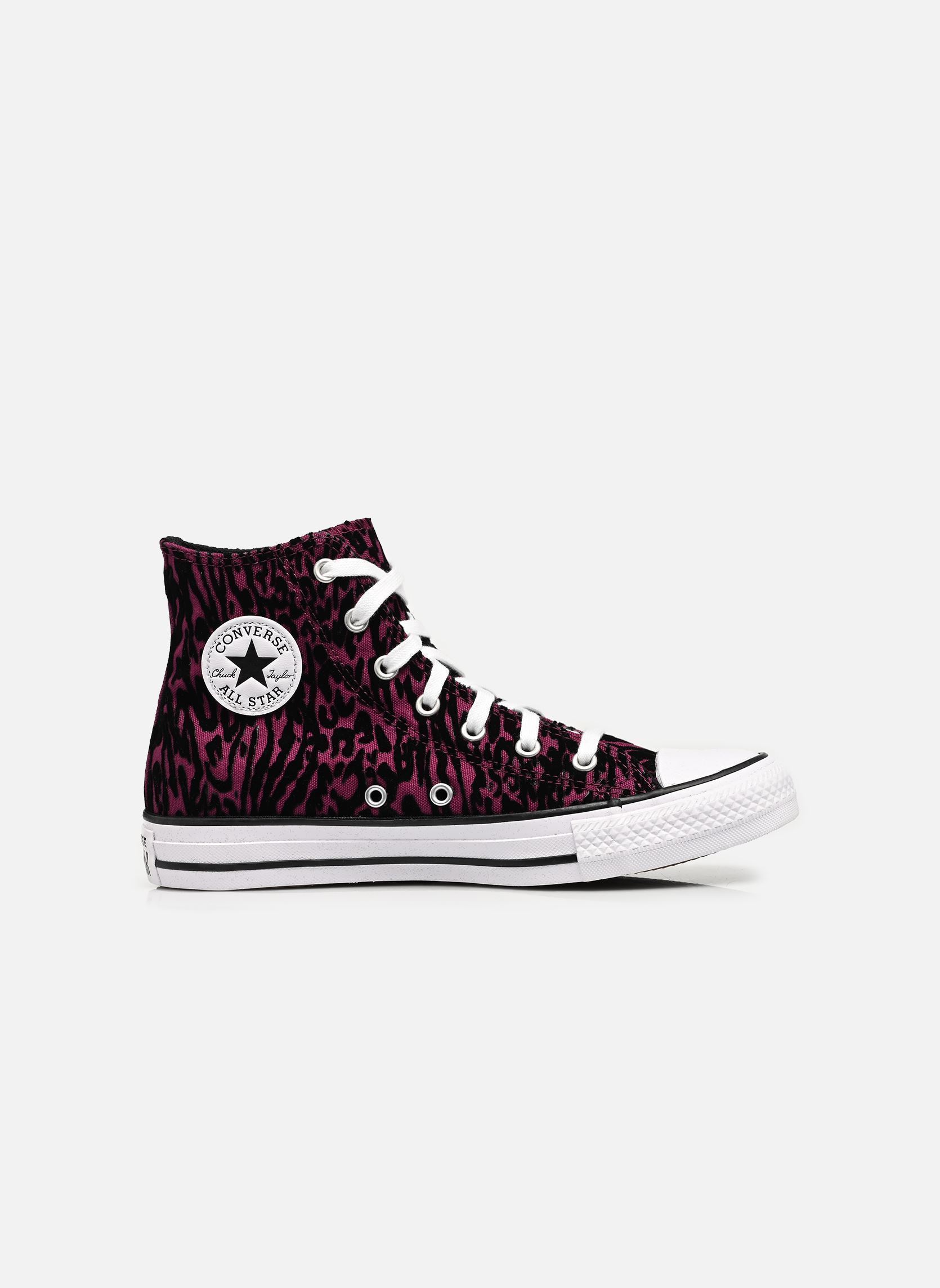 Baskets hautes Chuck Taylor All Star Hi J fille multicolore Converse Baskets hautes Chuck Taylor All Star Hi J fille multicolore FROZEN ACAI/WHITE/BLACK