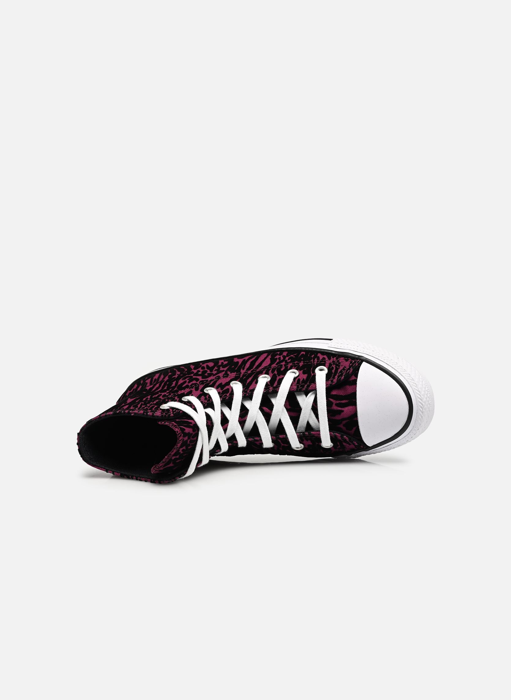 Baskets hautes Chuck Taylor All Star Hi J fille multicolore Converse Baskets hautes Chuck Taylor All Star Hi J fille multicolore FROZEN ACAI/WHITE/BLACK