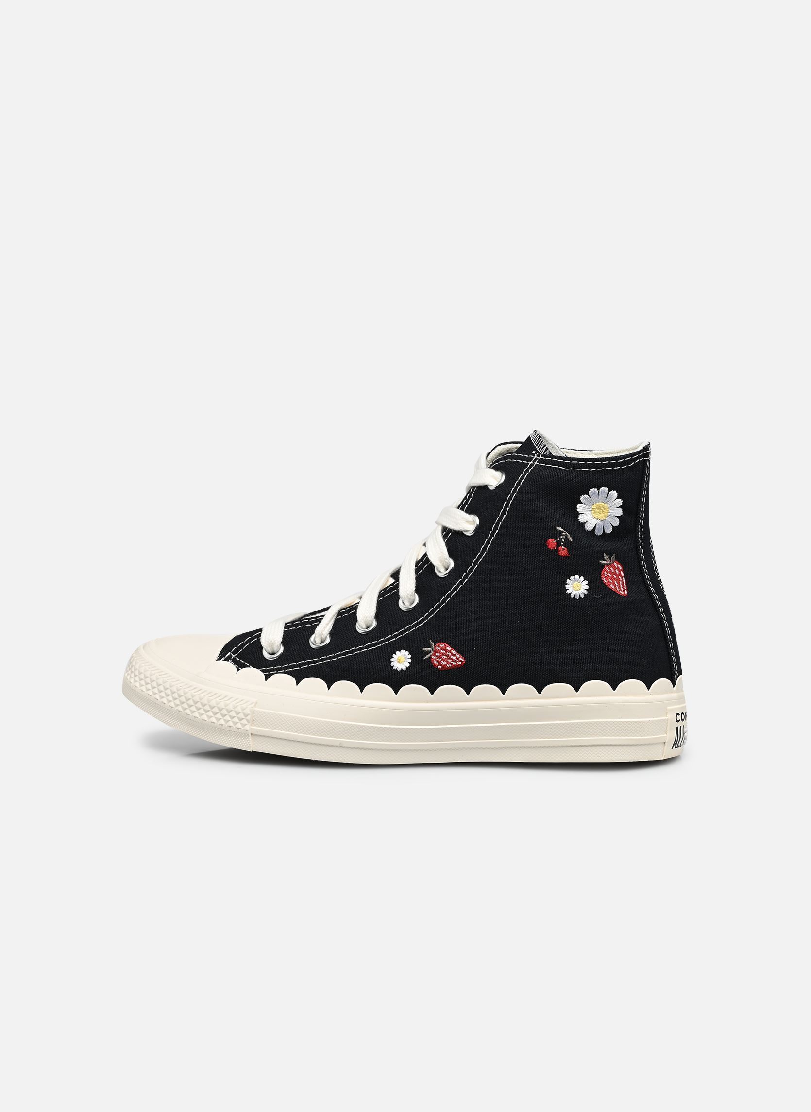 Baskets hautes Chuck Taylor All Star Hi J fille noir Converse Baskets hautes Chuck Taylor All Star Hi J fille noir BLACK/EGRET/EGRET