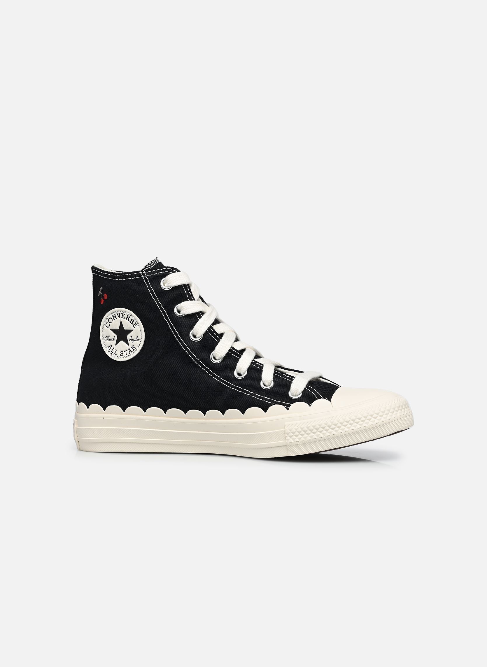 Baskets hautes Chuck Taylor All Star Hi J fille noir Converse Baskets hautes Chuck Taylor All Star Hi J fille noir BLACK/EGRET/EGRET