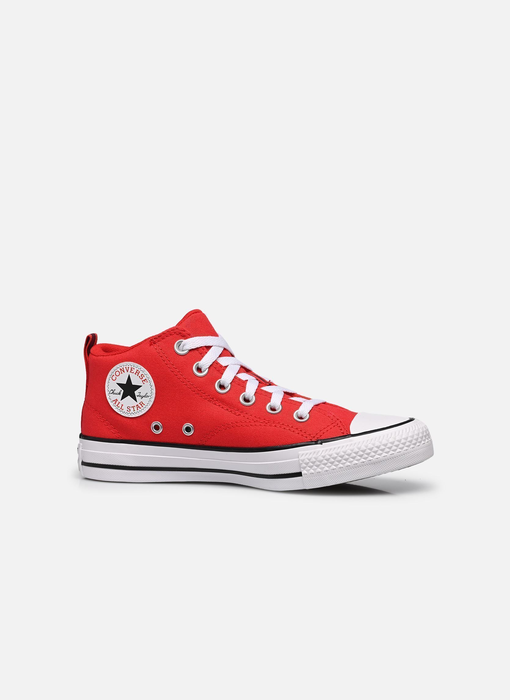 Baskets hautes Chuck Taylor All Star Malden Street Mid rouge Converse Baskets hautes Chuck Taylor All Star Malden Street Mid rouge Red/White/Black