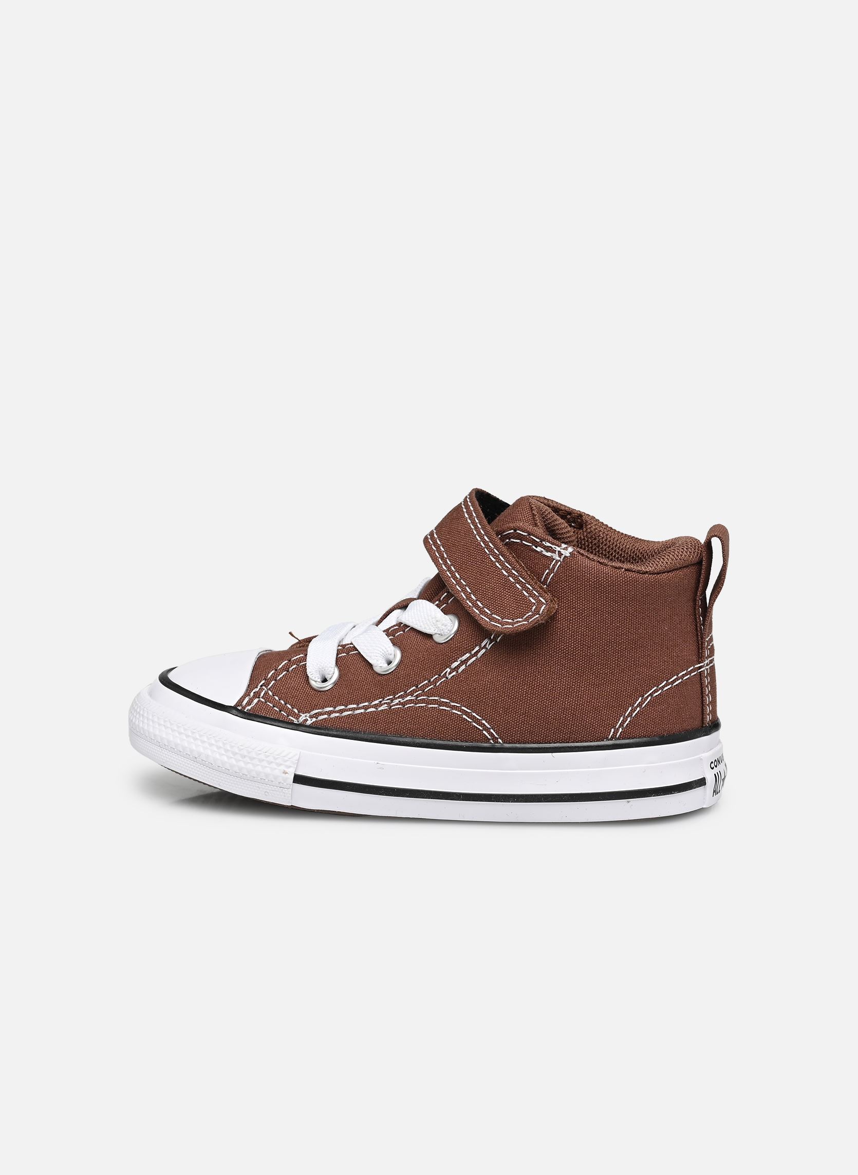Baskets hautes Chuck Taylor All Star Malden Street 1V M garçon marron Converse Baskets hautes Chuck Taylor All Star Malden Street 1V M garçon marron Bear Nap/White