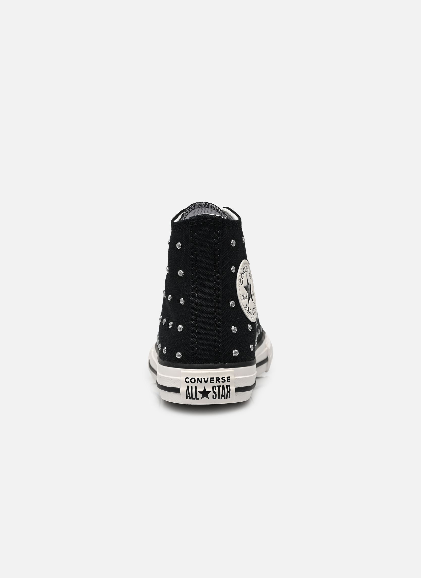 Hoge sneakers Chuck Taylor All Star Hi C meisjes zwart Converse Hoge sneakers Chuck Taylor All Star Hi C meisjes zwart BLACK/VINTAGE WHITE/WHITE