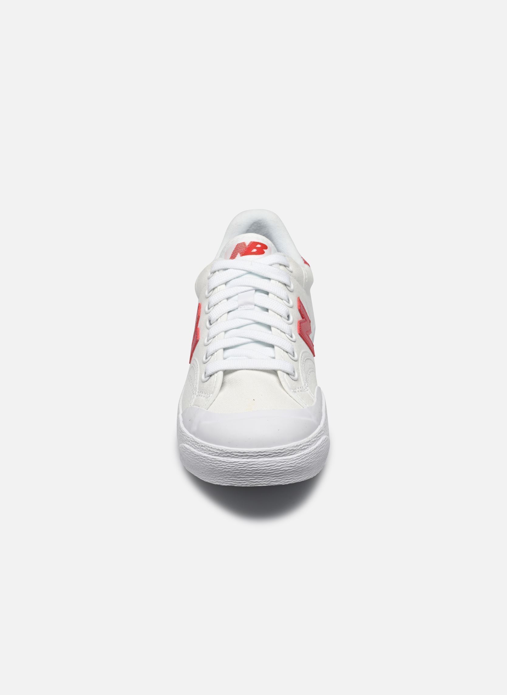 Sneaker BB100 damen weiß New Balance Sneaker BB100 damen weiß WHITE/RED