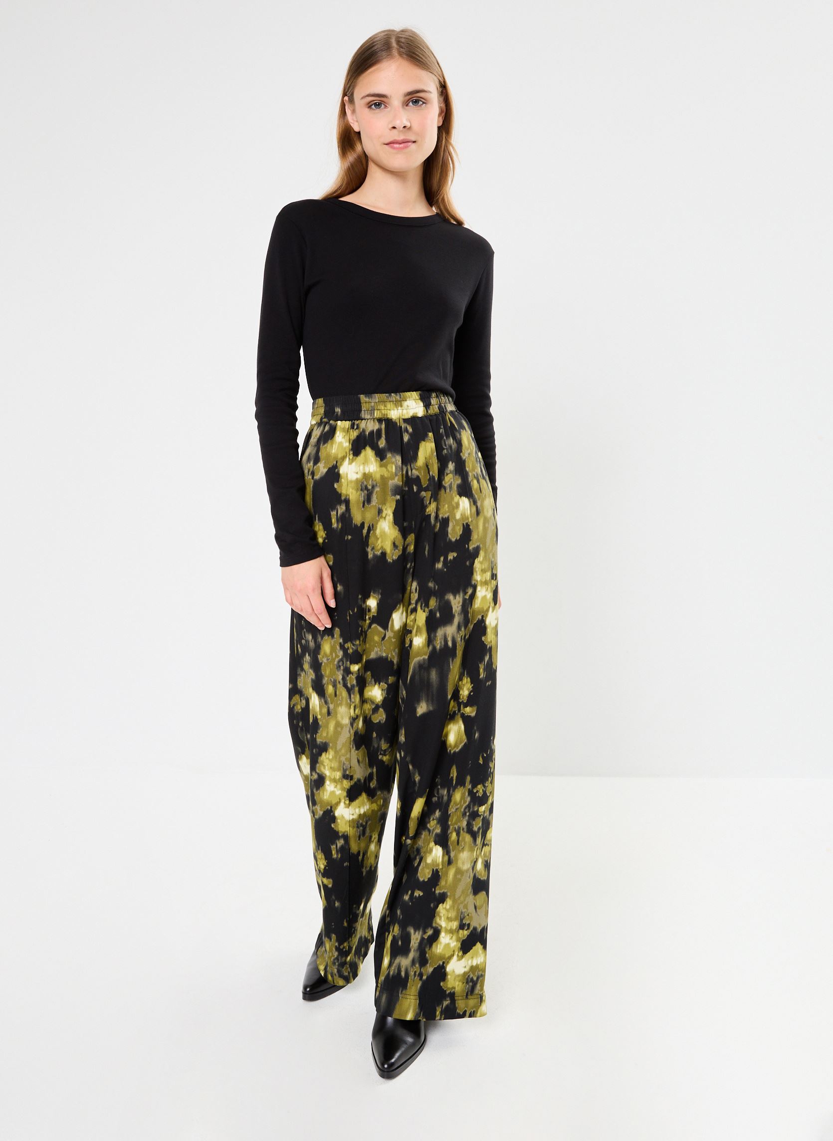 Pantalons larges VIELLA FL HW SF PANTS/ROU/ROU femme multicolore Vila Pantalons larges VIELLA FL HW SF PANTS/ROU/ROU femme multicolore Meteorite