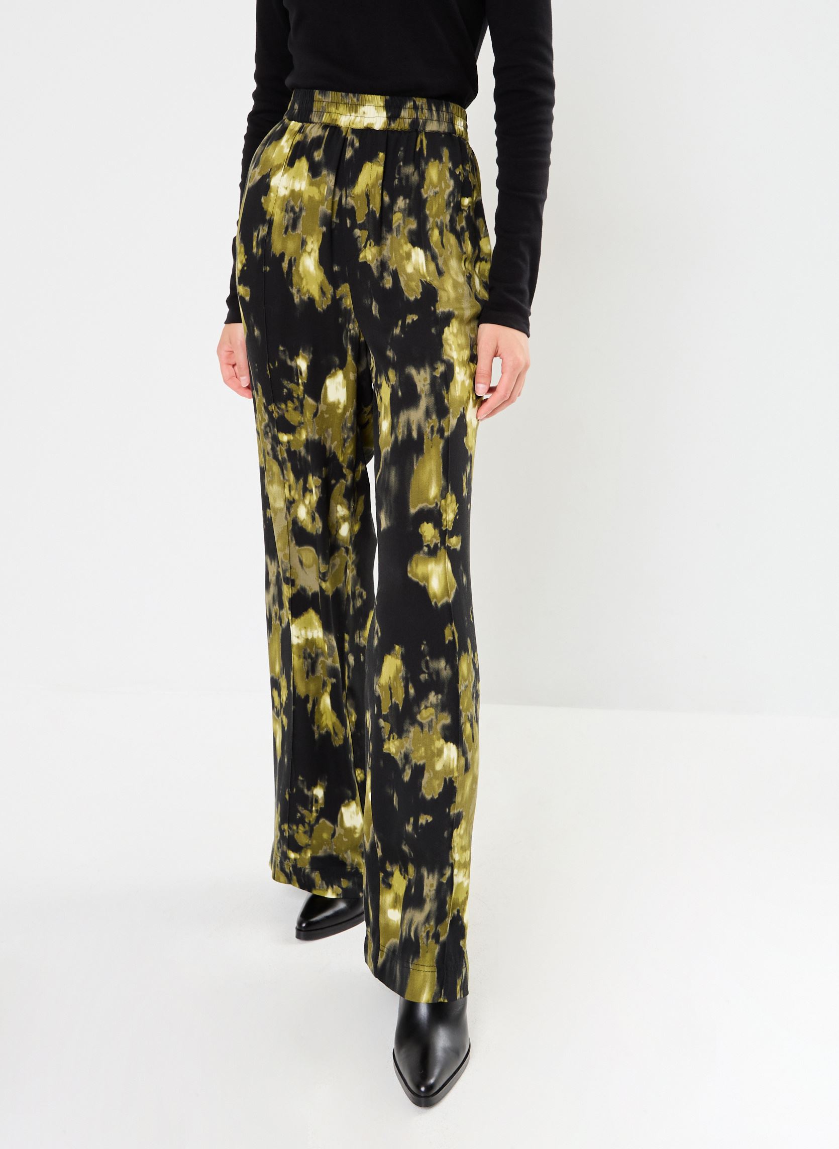 Pantalons larges VIELLA FL HW SF PANTS/ROU/ROU femme multicolore Vila Pantalons larges VIELLA FL HW SF PANTS/ROU/ROU femme multicolore Meteorite