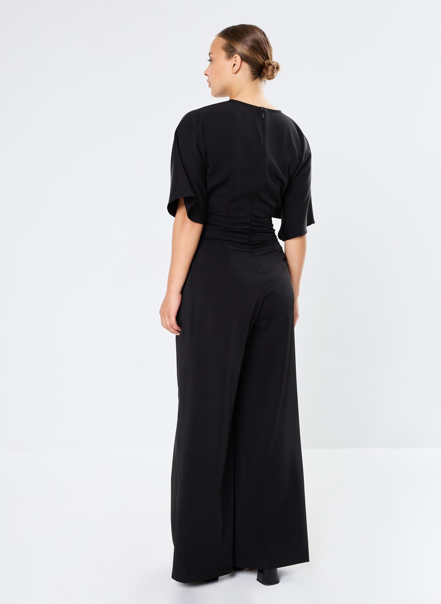 Tute pantalone VILENS 2/4 JUMPSUIT/ROU donna nero Vila Tute pantalone VILENS 2/4 JUMPSUIT/ROU donna nero Meteorite