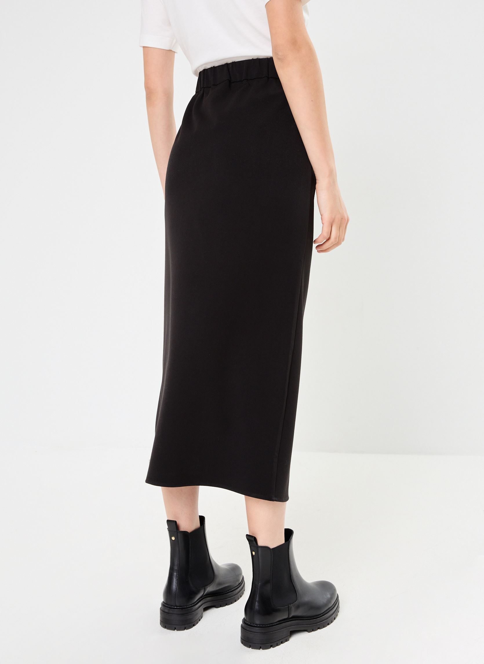 Lange rokken VIVARONE HW LONG SKIRT - NOOS dames zwart Vila Lange rokken VIVARONE HW LONG SKIRT - NOOS dames zwart Black