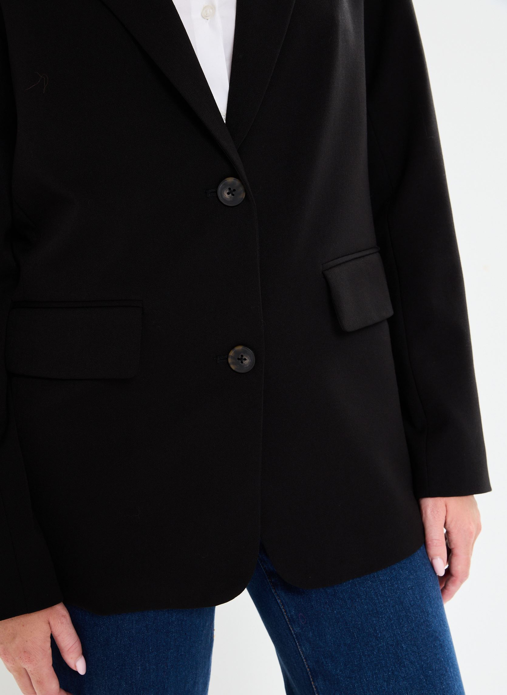 Vestes de blazer VIVARONE LOOSE BLAZER-NOOS femme noir Vila Vestes de blazer VIVARONE LOOSE BLAZER-NOOS femme noir BLACK