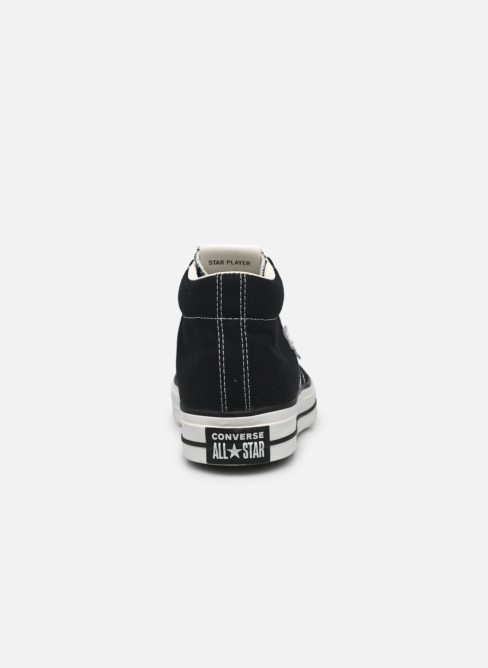 Baskets toile Star Player 76 Mid homme noir Converse Baskets toile Star Player 76 Mid homme noir BLACK/VINTAGE WHITE