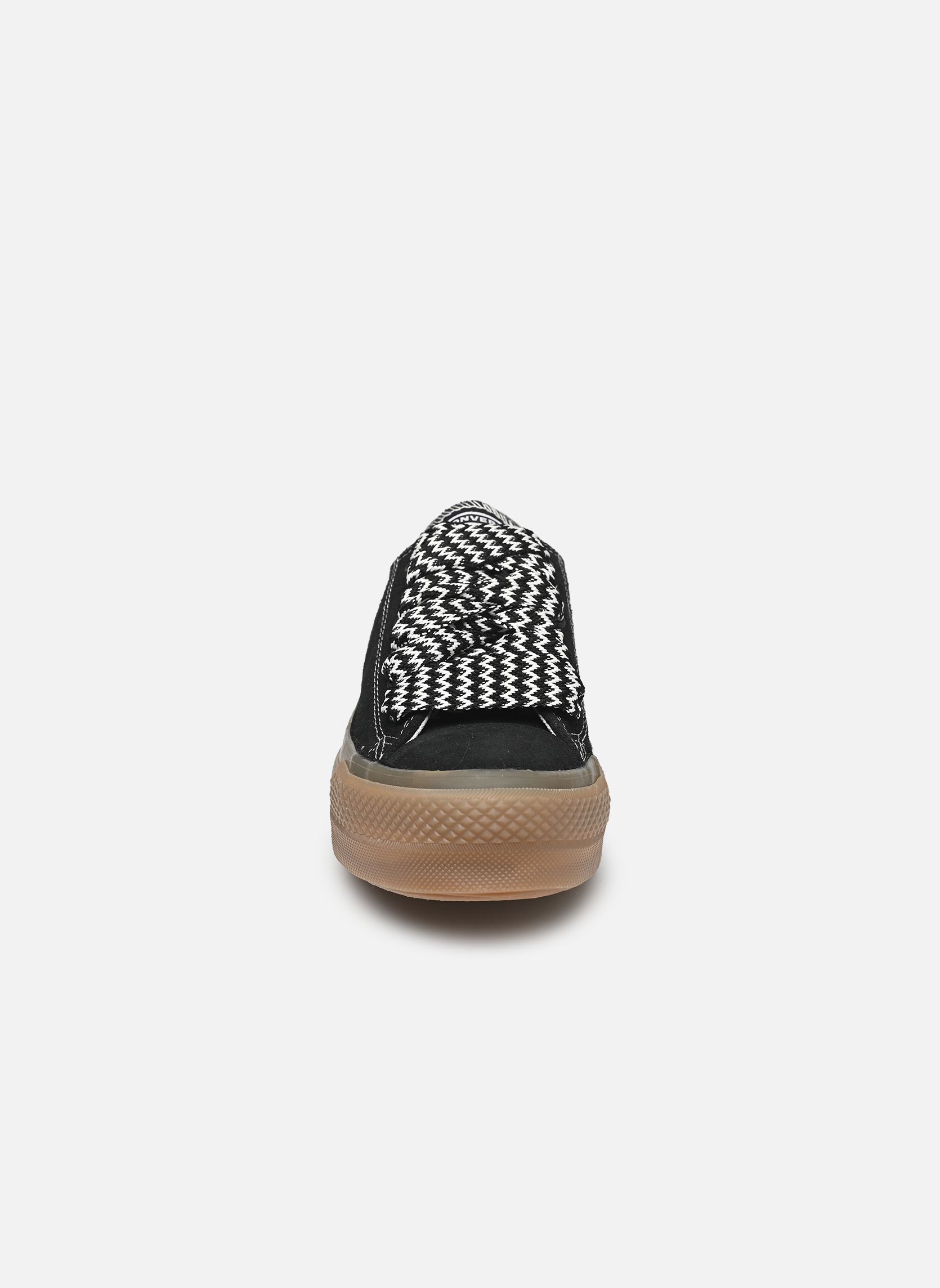 Baskets Chuck Taylor All Star Lift Suede Ox femme noir Converse Baskets Chuck Taylor All Star Lift Suede Ox femme noir BLACK/EGRET/LIGHT BROWN
