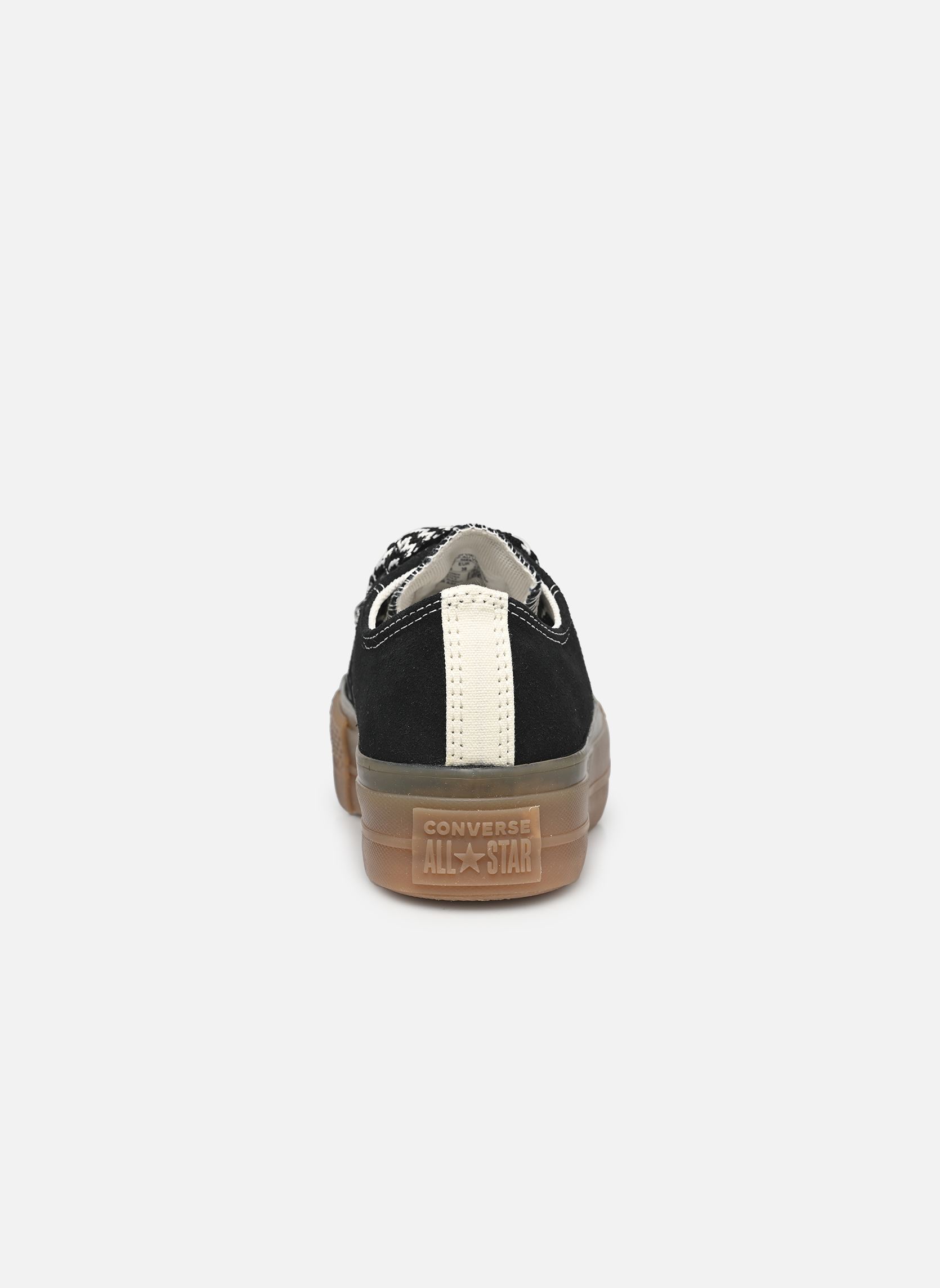 Baskets Chuck Taylor All Star Lift Suede Ox femme noir Converse Baskets Chuck Taylor All Star Lift Suede Ox femme noir BLACK/EGRET/LIGHT BROWN