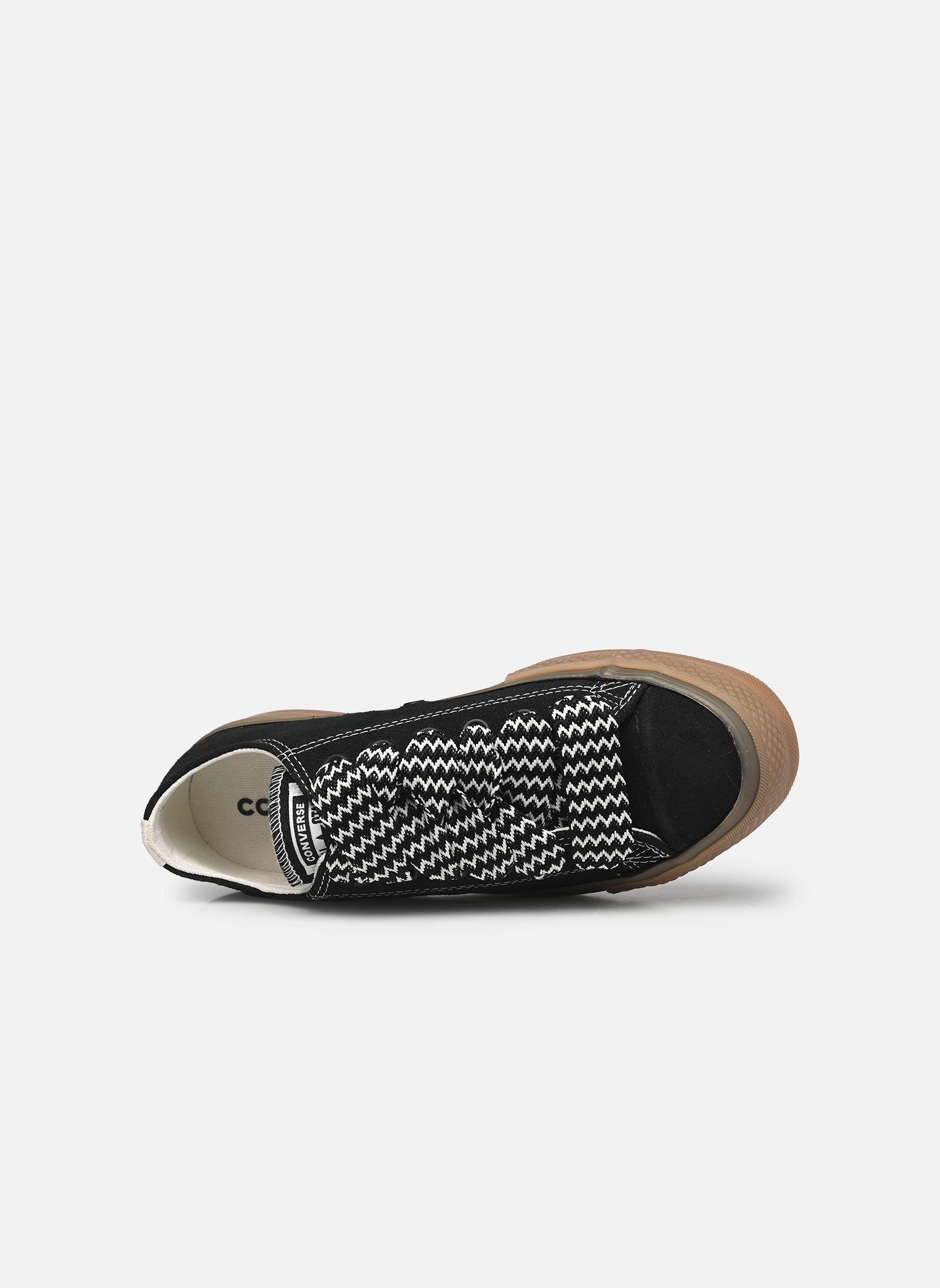 Baskets Chuck Taylor All Star Lift Suede Ox femme noir Converse Baskets Chuck Taylor All Star Lift Suede Ox femme noir BLACK/EGRET/LIGHT BROWN