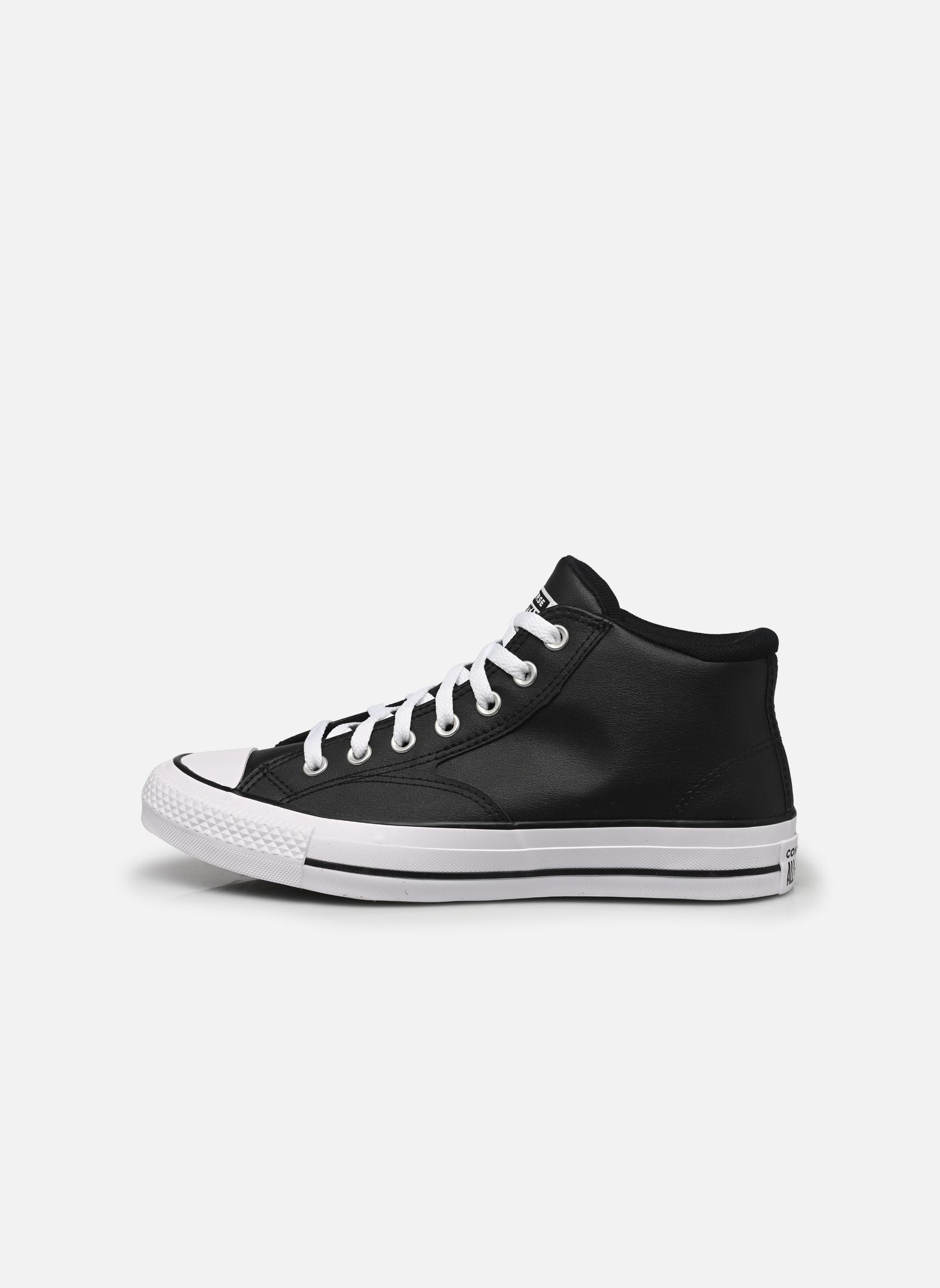 Leinen-Sneaker Chuck Taylor All Star Malden Street Mid herren schwarz Converse Leinen-Sneaker Chuck Taylor All Star Malden Street Mid herren schwarz Black/white/black